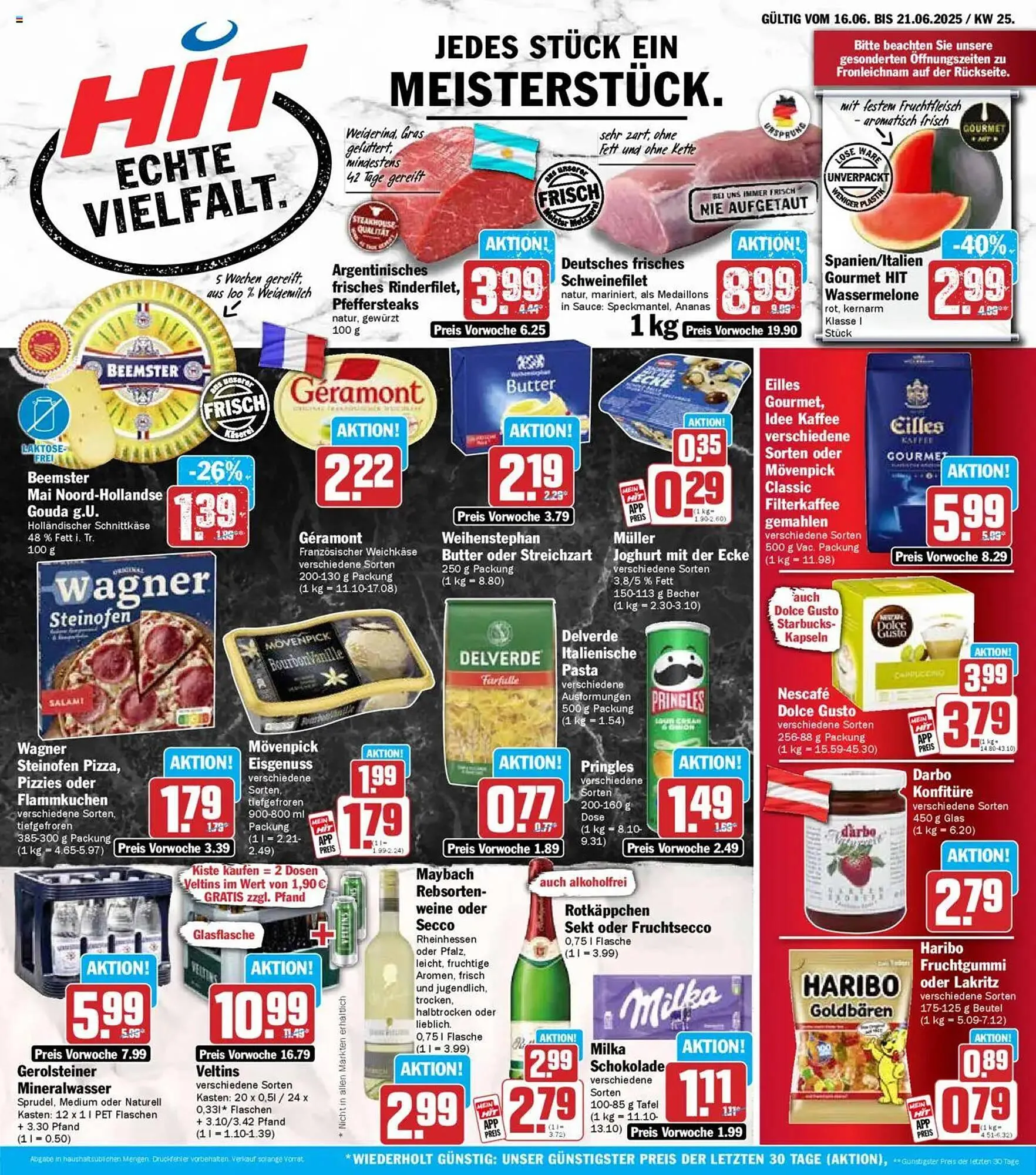 Hit Prospekt von 16. Juni bis 21. Juni 2025 - Prospekt seite 1