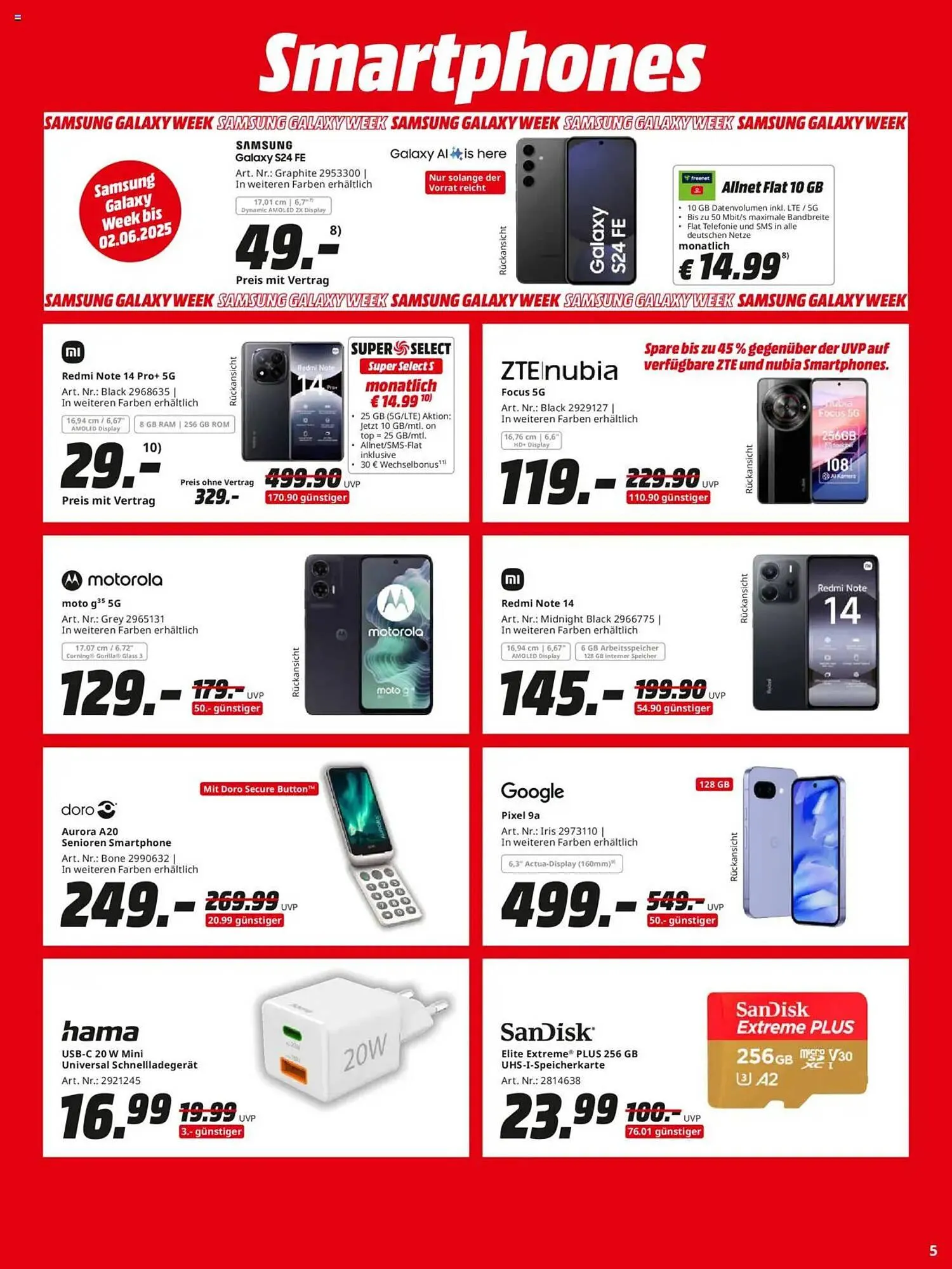 Saturn Prospekt von 19. Mai bis 7. Juni 2025 - Prospekt seite 5