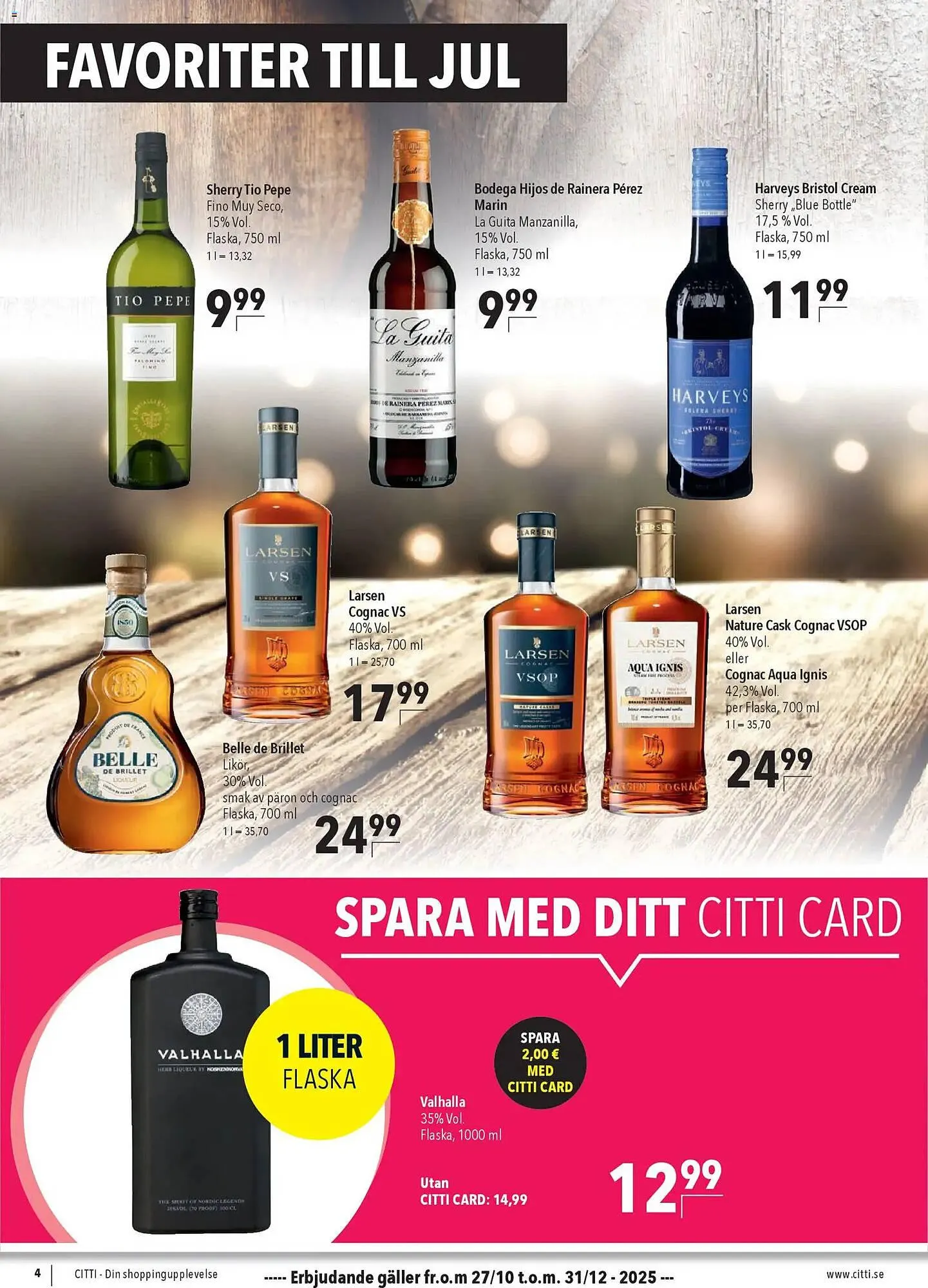 CITTI Markt Prospekt von 27. Oktober bis 31. Dezember 2025 - Prospekt seite 4