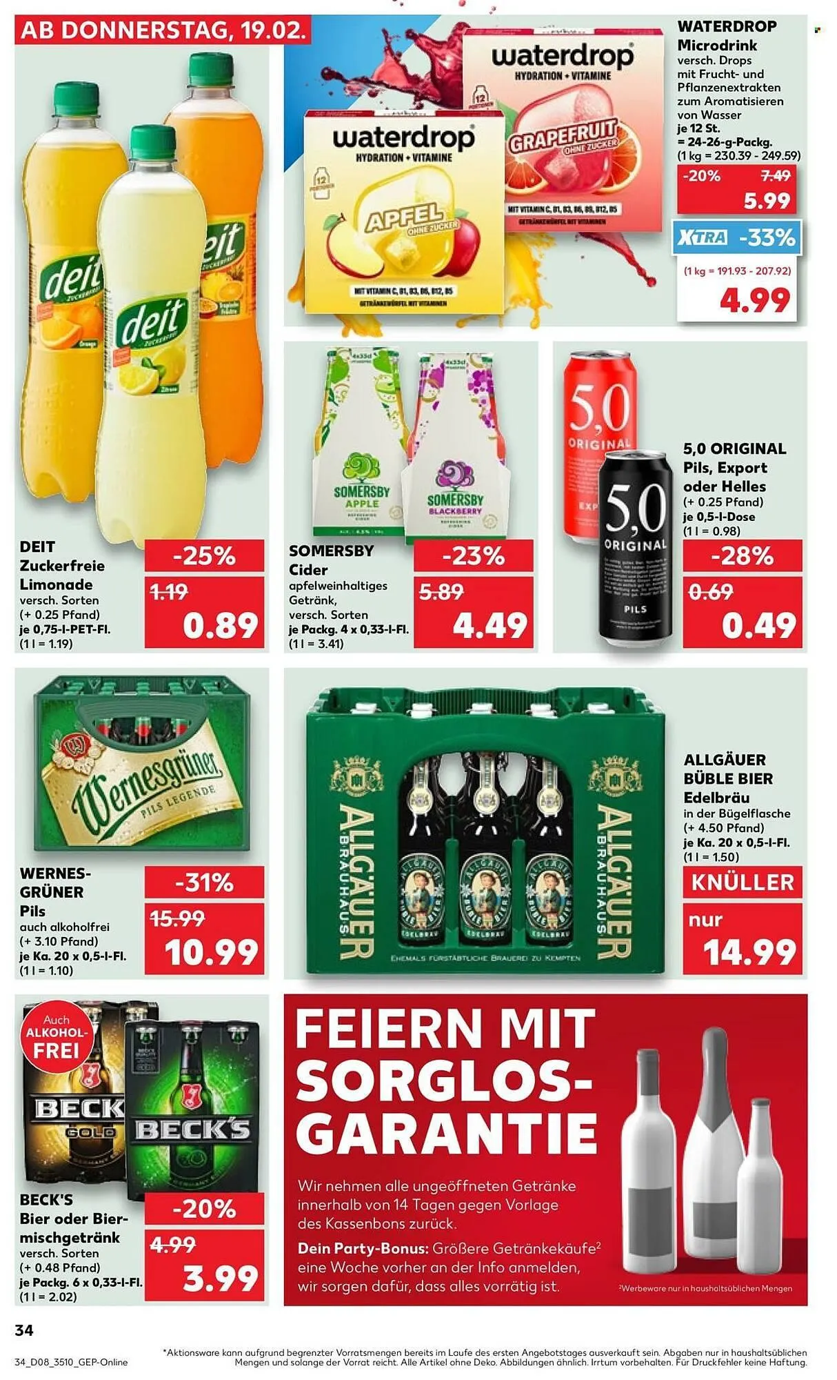 Kaufland Prospekt von 19. Februar bis 25. Februar 2026 - Prospekt seite 34