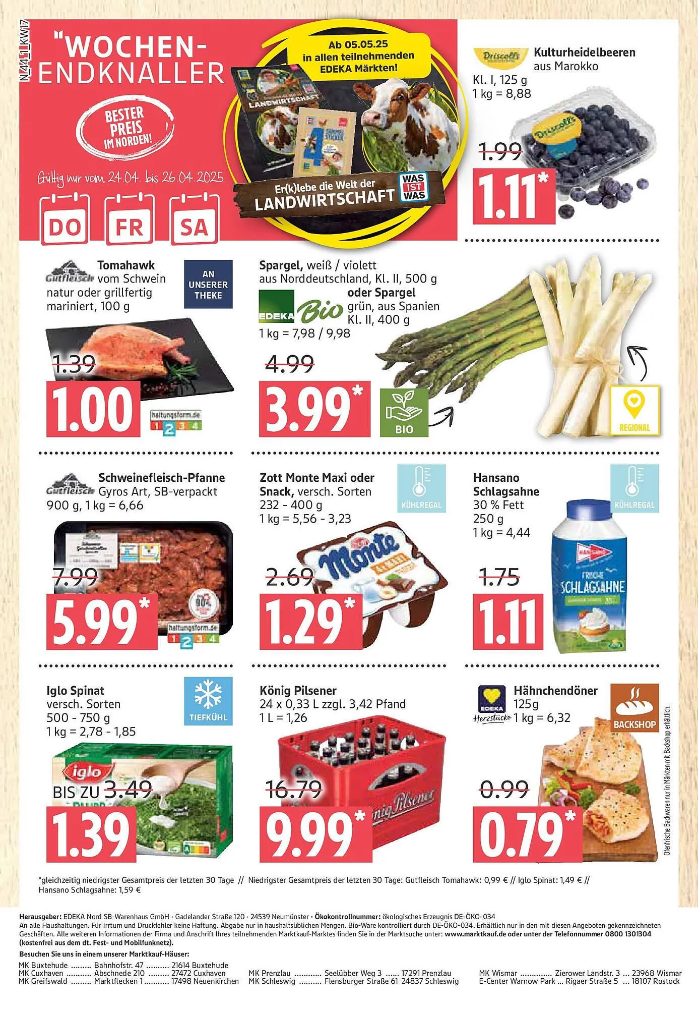 Marktkauf Prospekt von 20. April bis 26. April 2025 - Prospekt seite 44