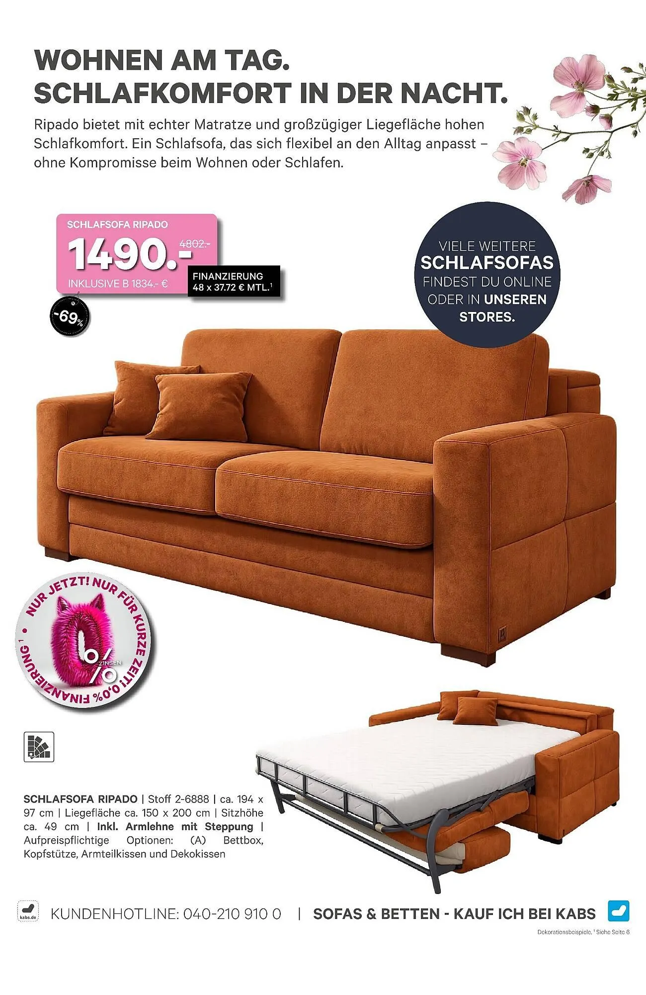 Kabs Polsterwelt Prospekt von 26. März bis 29. April 2026 - Prospekt seite 51