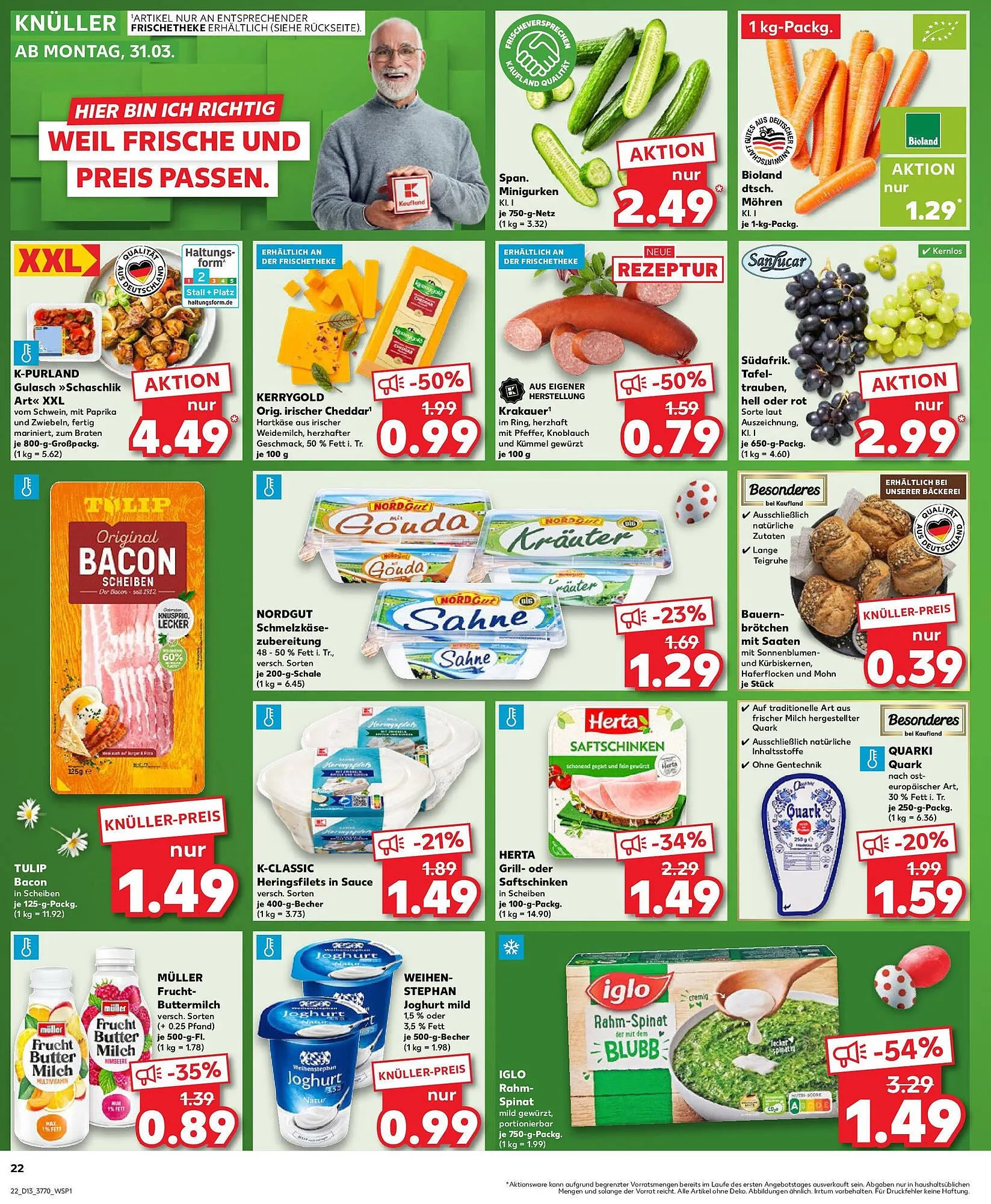 Kaufland Prospekt von 30. März bis 2. April 2025 - Prospekt seite 1