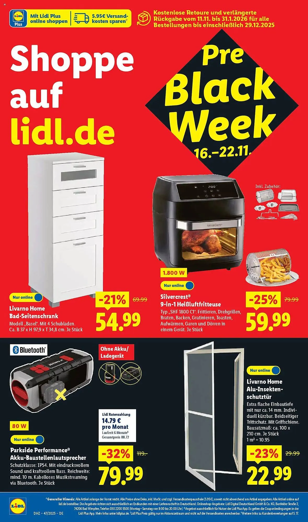 Lidl Prospekt von 17. November bis 22. November 2025 - Prospekt seite 50