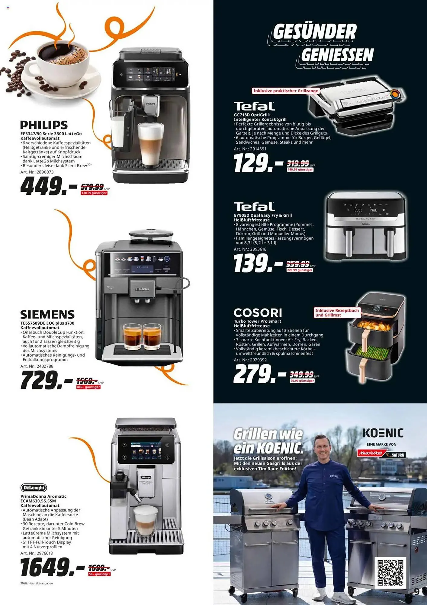 Saturn Prospekt von 9. Juni bis 21. Juni 2025 - Prospekt seite 9