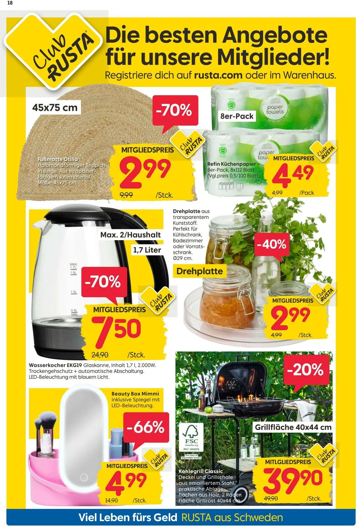 Rusta von 5. Mai bis 19. Mai 2025 - Prospekt seite 18