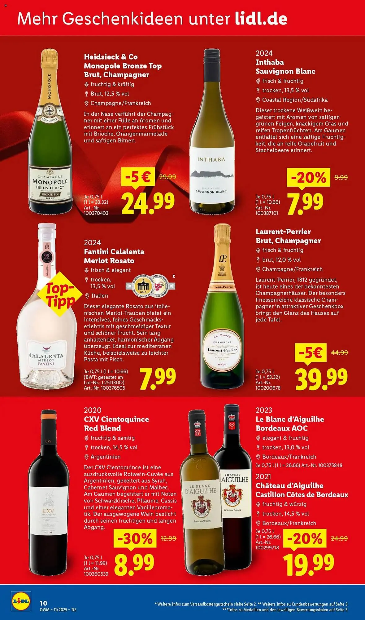 Lidl Prospekt von 1. November bis 30. November 2025 - Prospekt seite 10