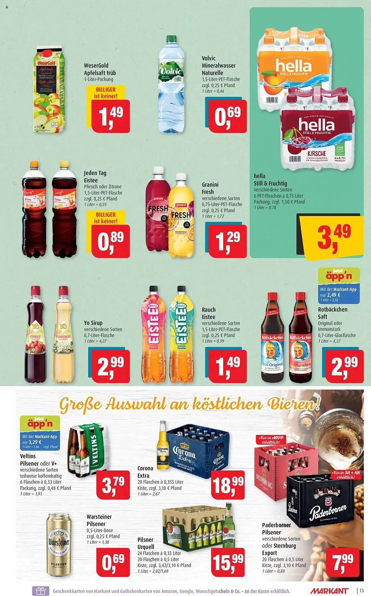 Markant Prospekt von 22. April bis 26. April 2025 - Prospekt seite 13