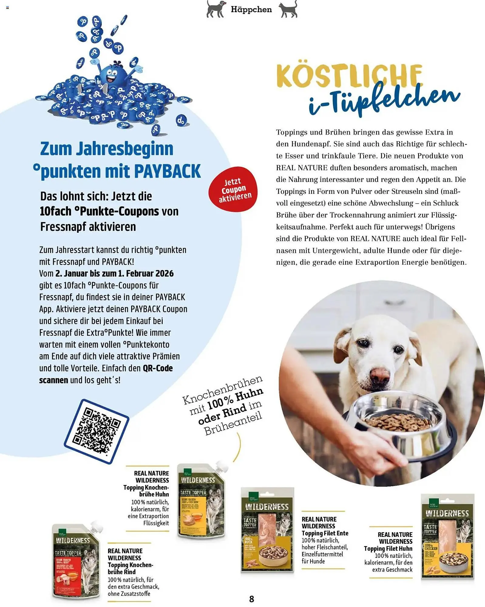 Fressnapf Magazin von 1. Januar bis 28. Februar 2026 - Prospekt seite 8