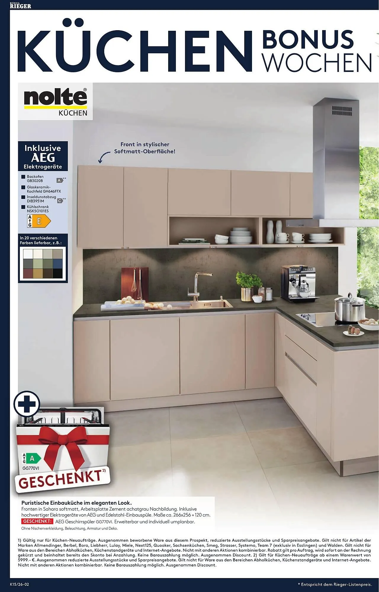 Möbel Rieger Prospekt von 9. April bis 21. April 2026 - Prospekt seite 2