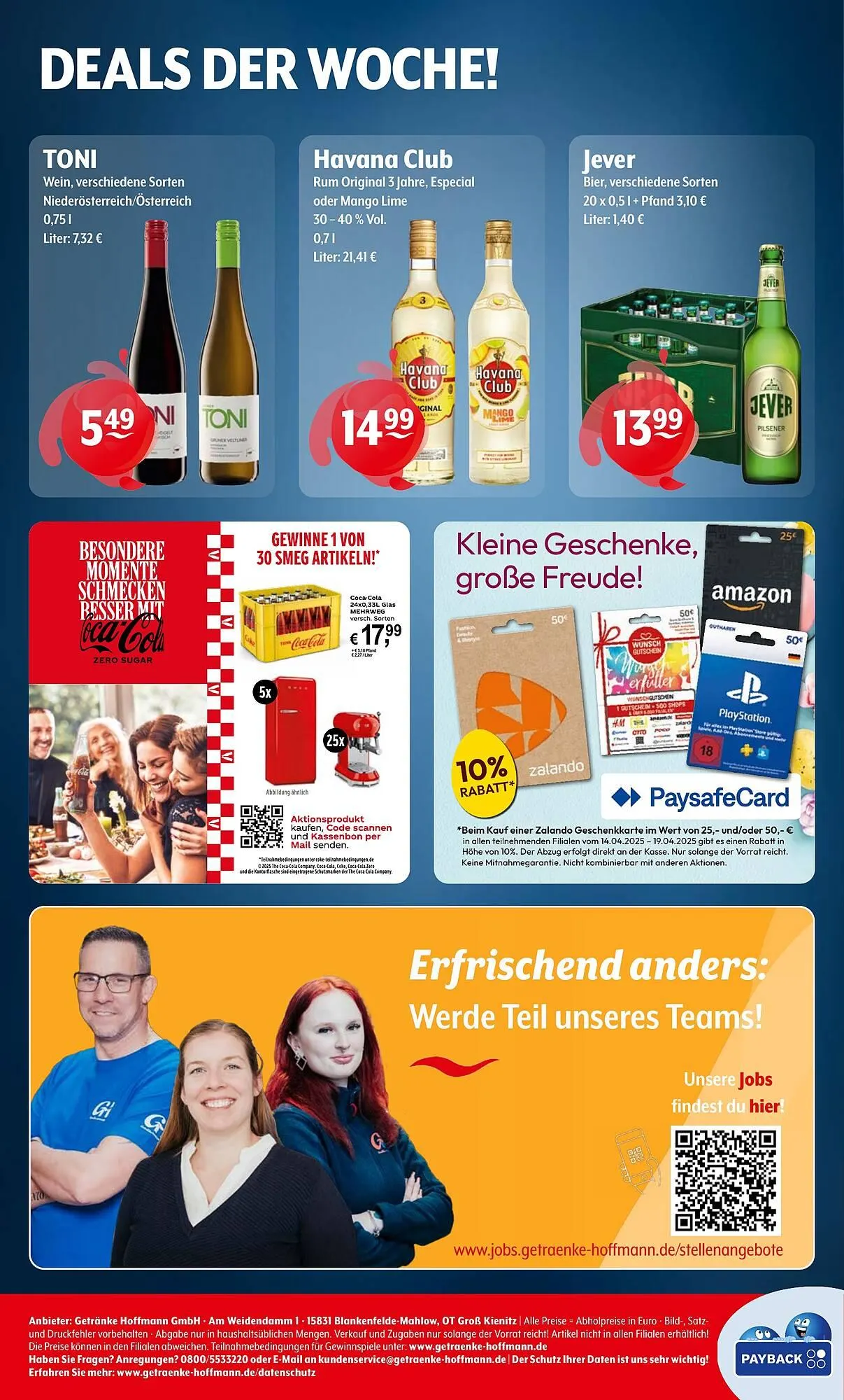 Getränke Hoffmann Prospekt von 14. April bis 19. April 2025 - Prospekt seite 8