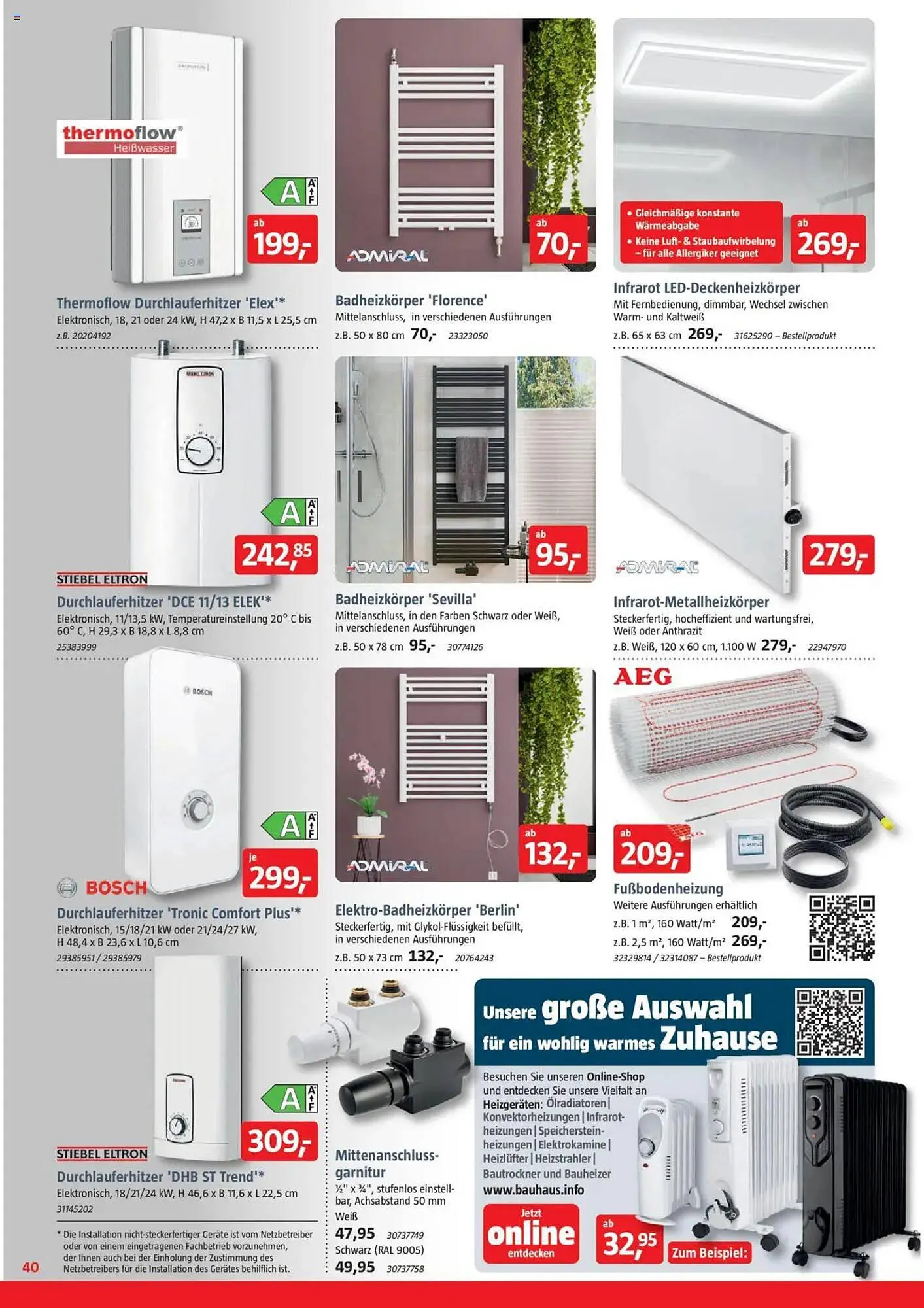 Bauhaus Prospekt von 4. Oktober bis 1. November 2025 - Prospekt seite 40