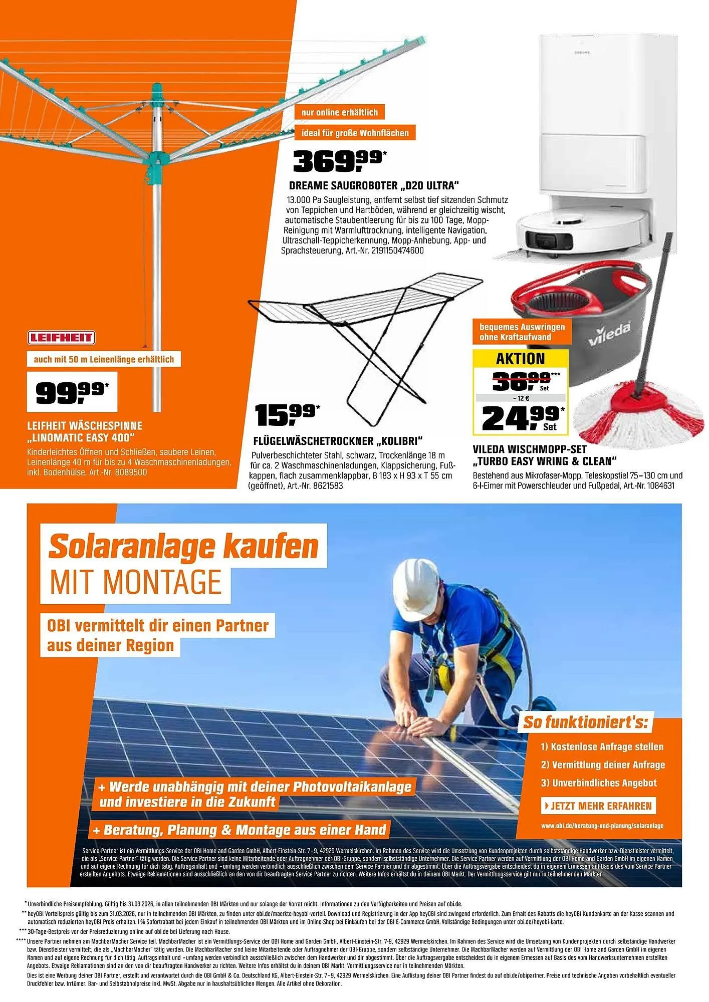 OBI Prospekt von 1. März bis 31. März 2026 - Prospekt seite 22