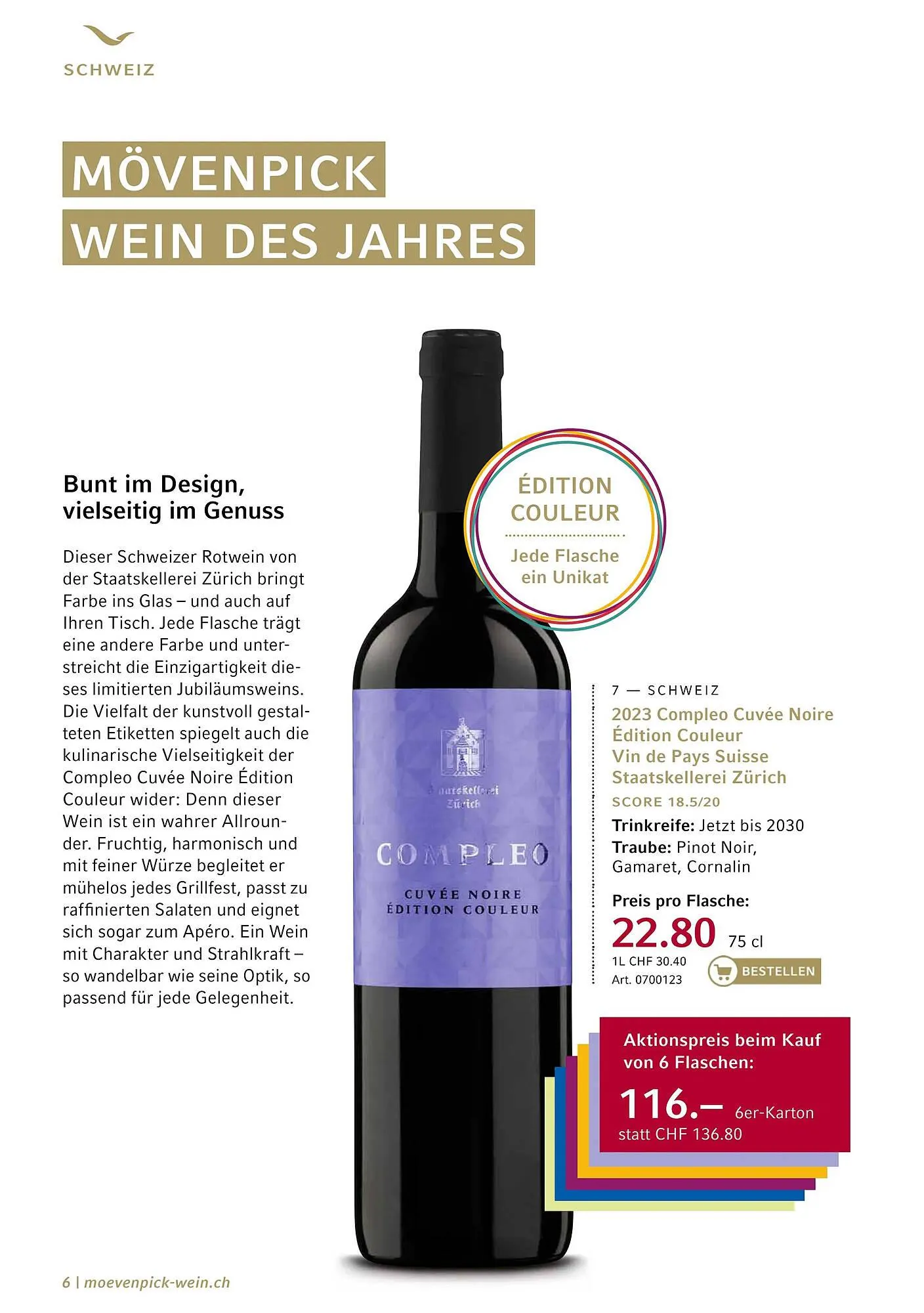 Mövenpick Wein Prospekt von 14. Mai bis 24. Mai 2025 - Prospekt seite 6