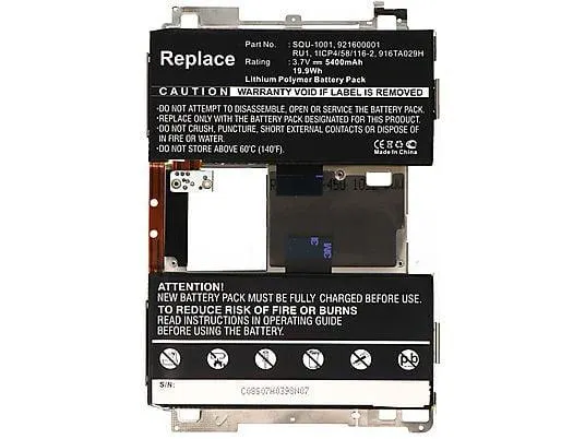 ACCUCELL Akku passend für Blackberry Playbook, Li-Polymer, LiPo - Lithium-Polymer Tablet-Akku, 5400 mAh