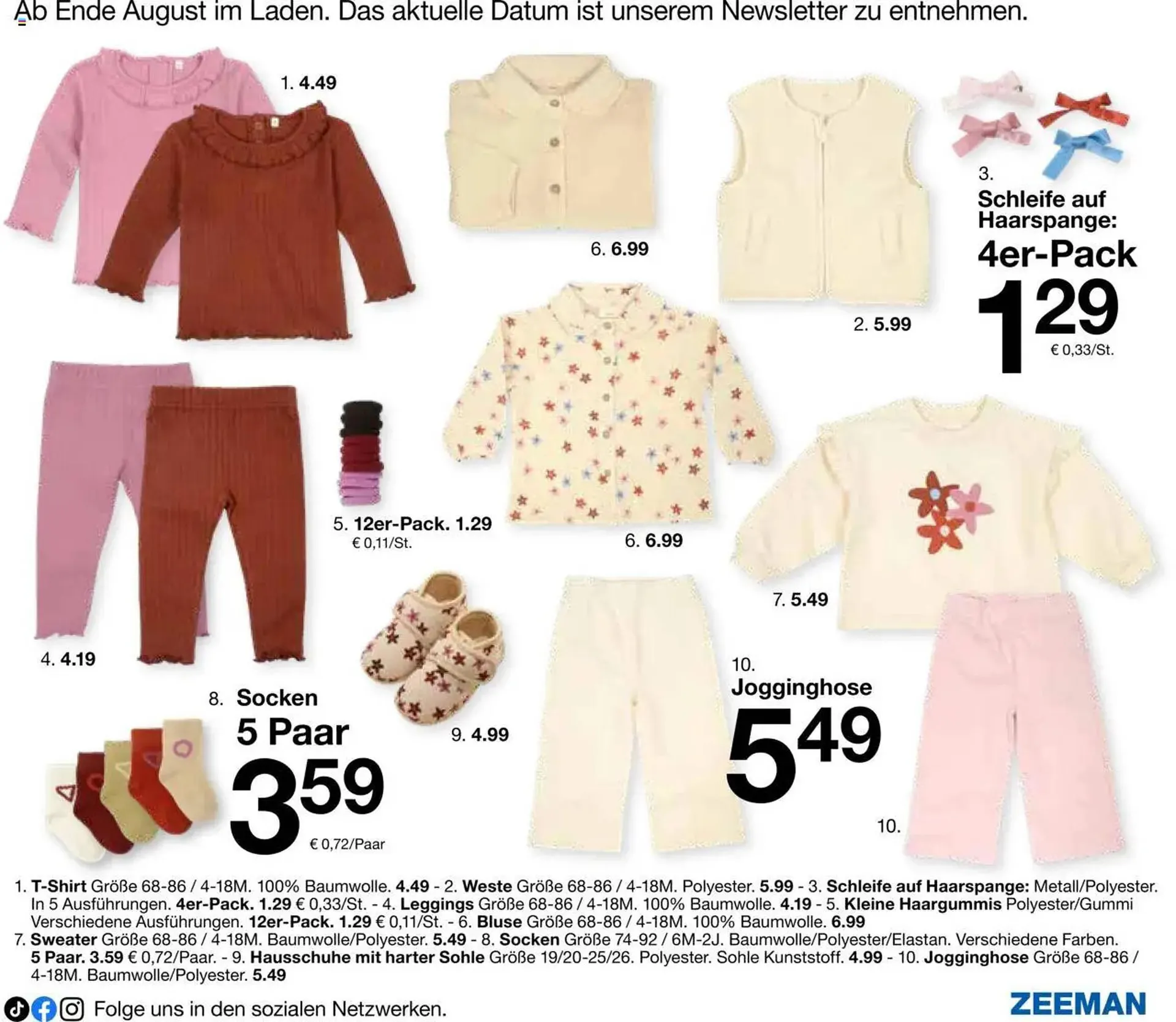 Zeeman Prospekt von 18. Juli bis 31. Dezember 2025 - Prospekt seite 23