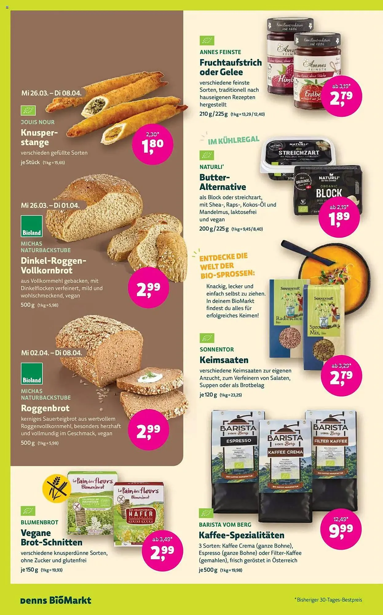 Biomarkt Prospekt von 26. März bis 8. April 2025 - Prospekt seite 8