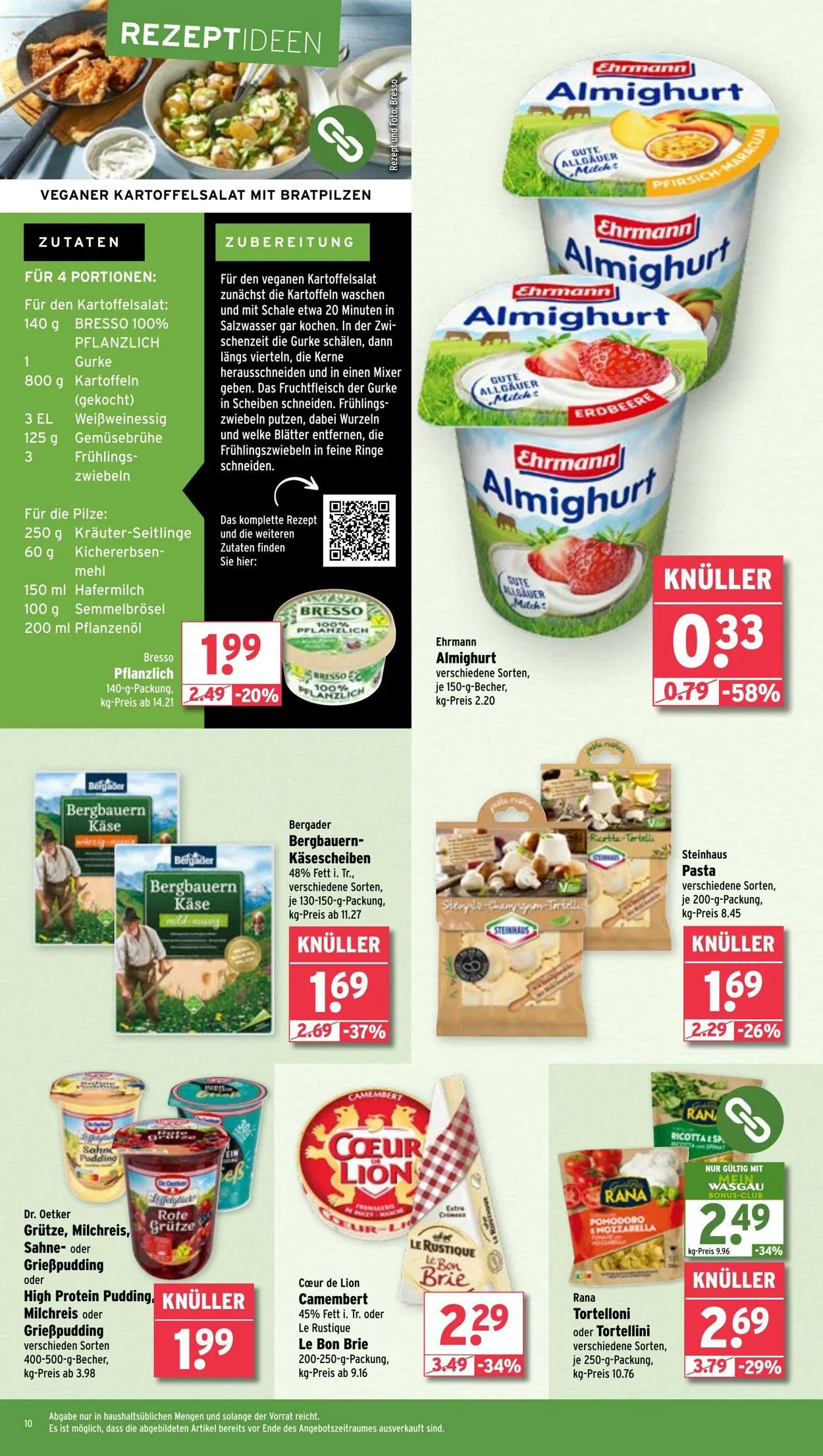 WASGAU Aktueller Prospekt von 10. August bis 24. August 2025 - Prospekt seite 10