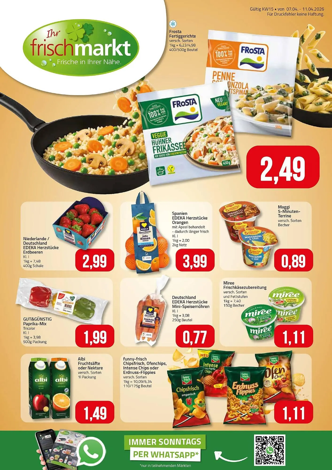 Ihr Frischmarkt Prospekt - 1