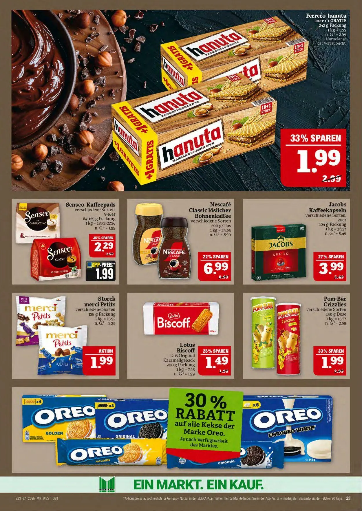 Marktkauf - Nürnberg-Thon Aktueller Prospekt von 30. Juni bis 5. Juli 2025 - Prospekt seite 23