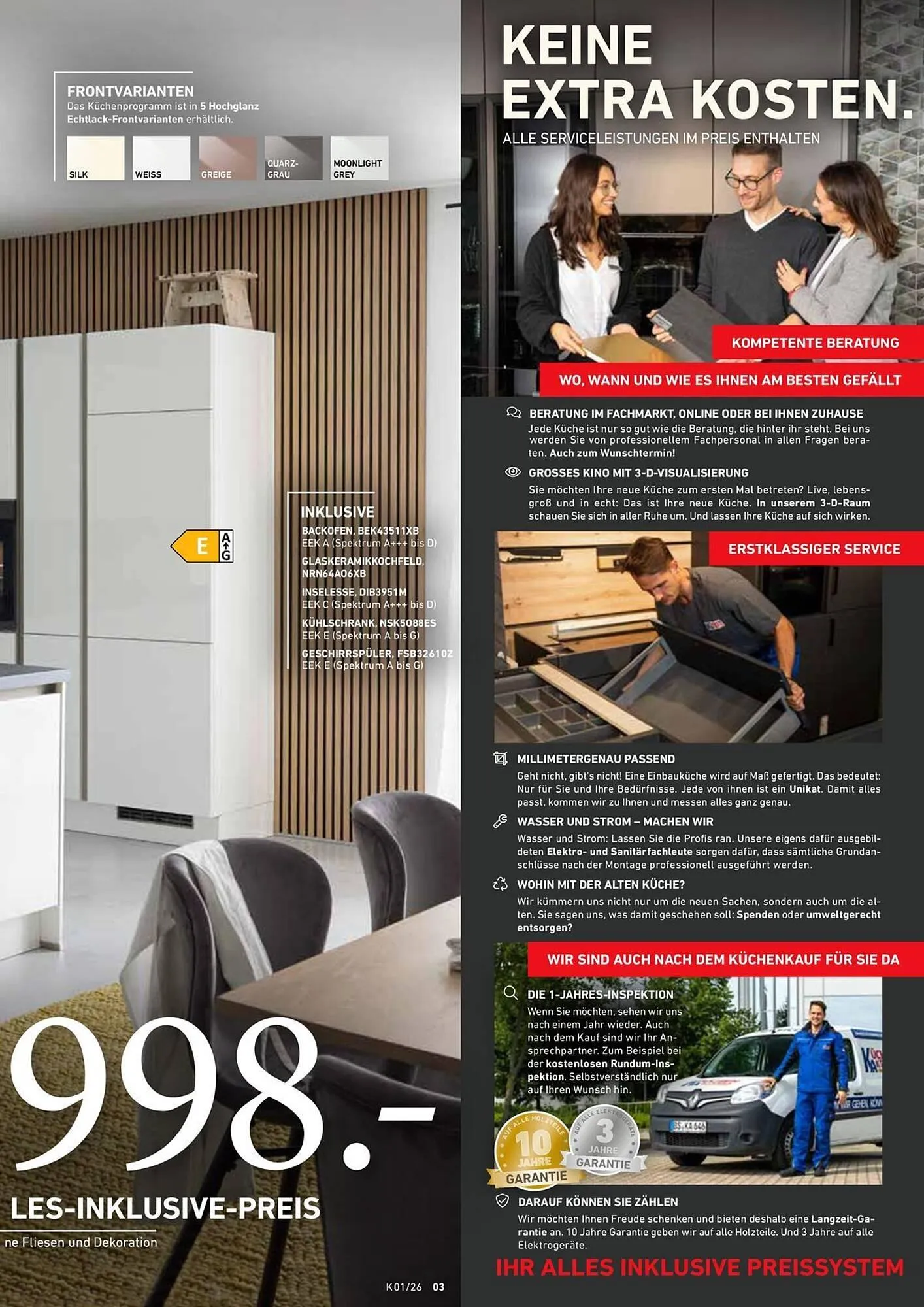 Küchen Aktuell Prospekt von 13. Januar bis 31. Dezember 2026 - Prospekt seite 3