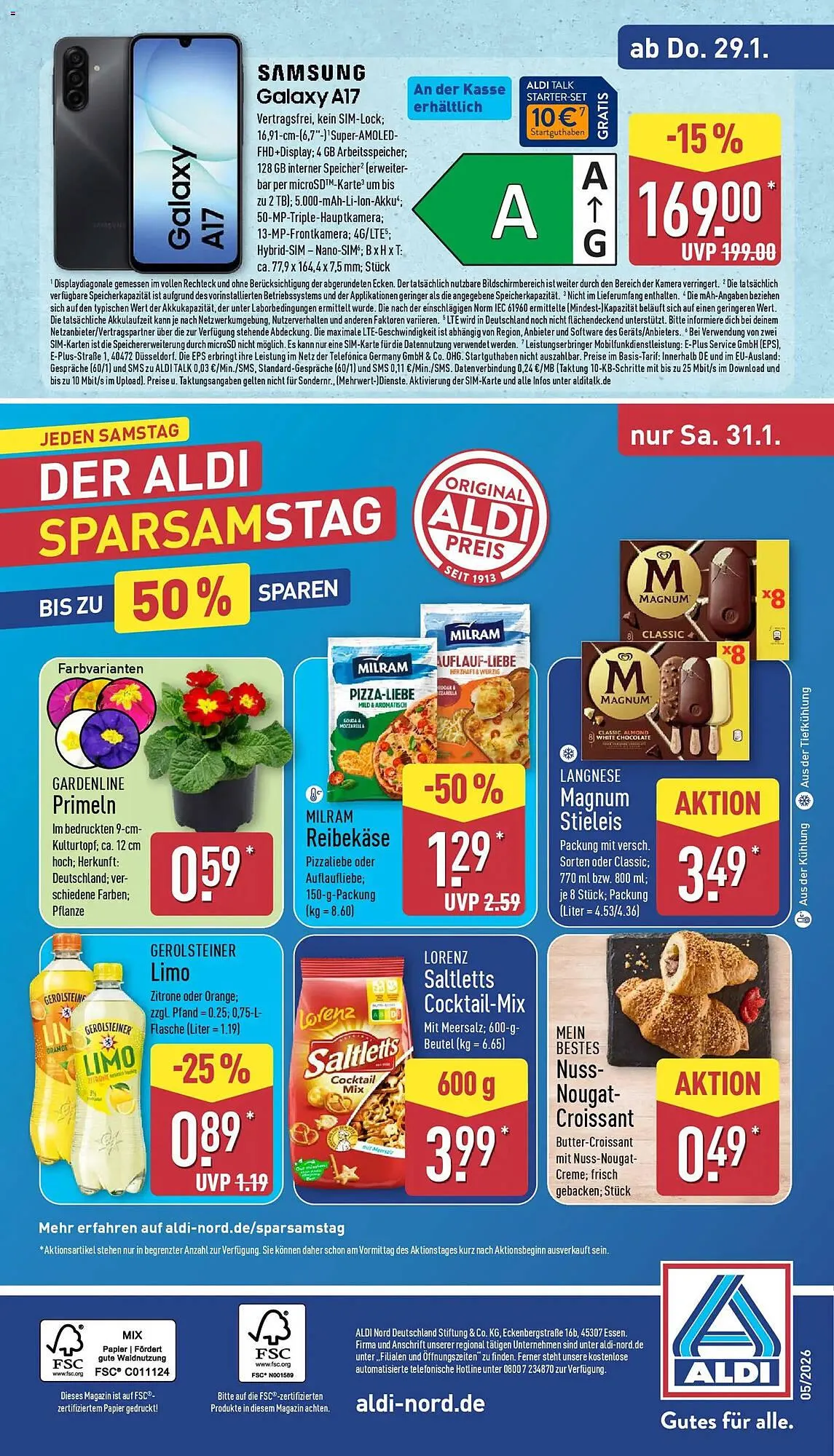Aldi Nord Prospekt von 26. Januar bis 31. Januar 2026 - Prospekt seite 34