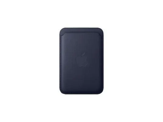 APPLE Feingewebe Wallet mit MagSafe, Backcover, Apple, ab iPhone 12 und höher, Navy