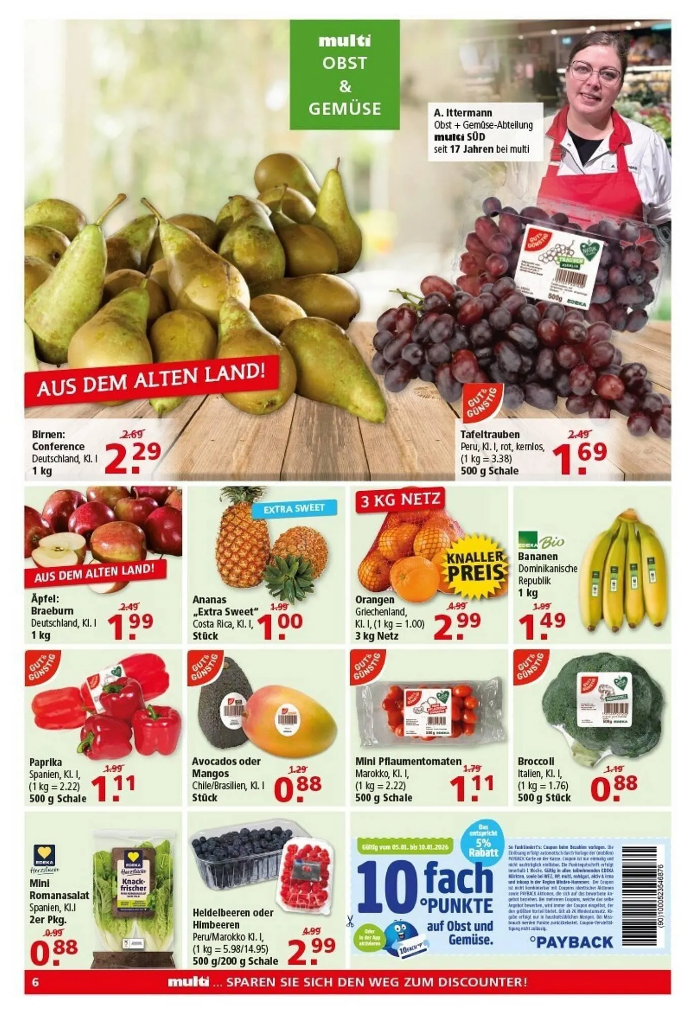 Multi Markt Prospekt von 5. Januar bis 10. Januar 2026 - Prospekt seite 6