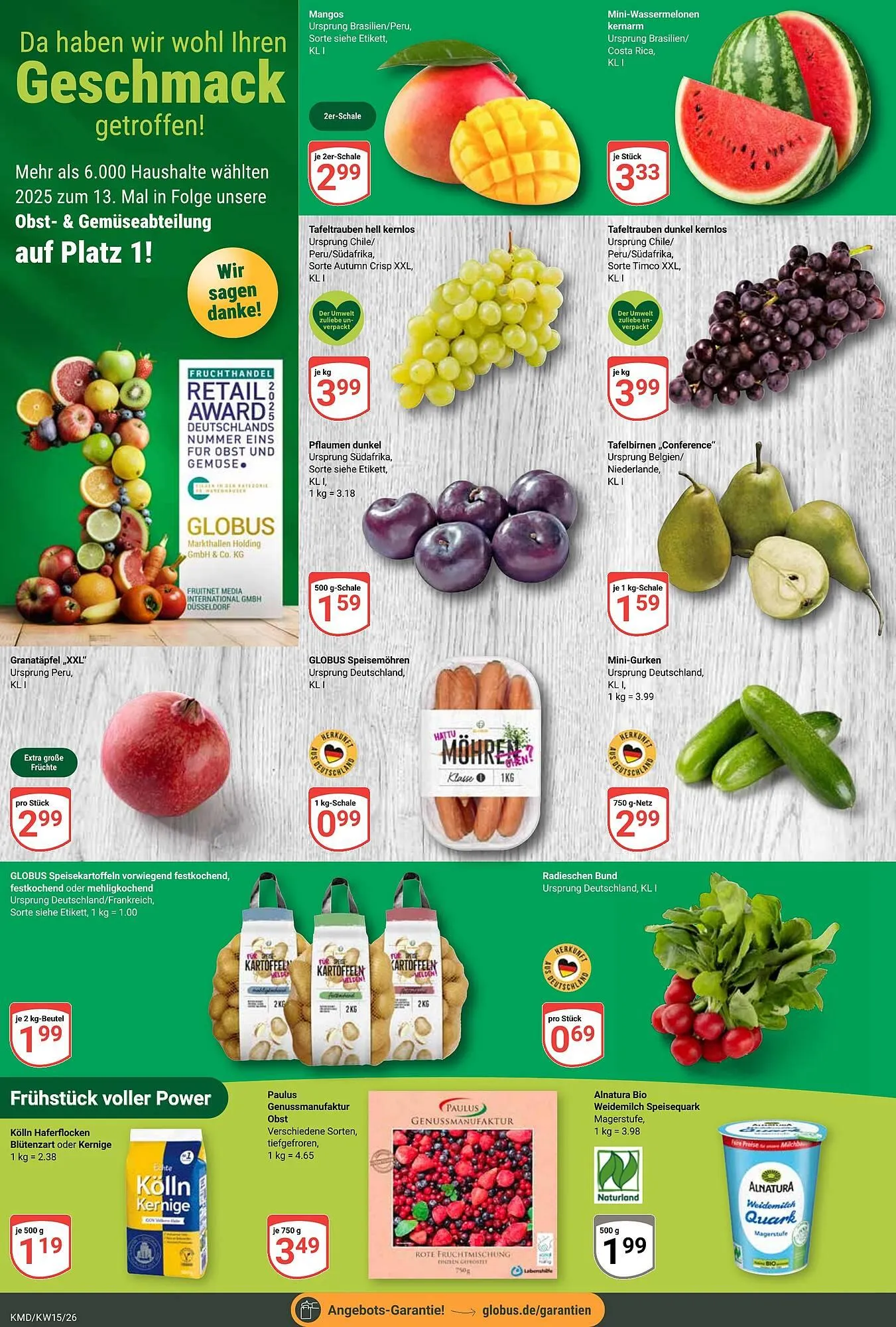 Globus Prospekt von 6. April bis 11. April 2026 - Prospekt seite 6