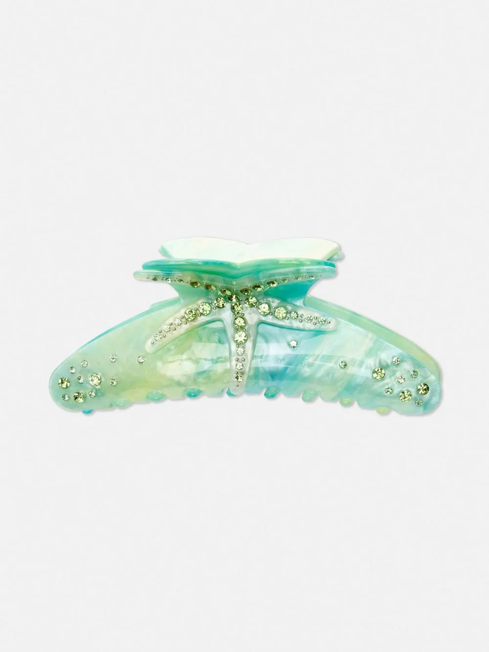 Haarklammer mit Seesternmotiv