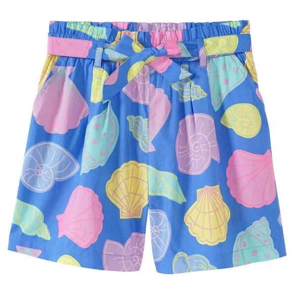 Mädchen Shorts mit bunten Muscheln