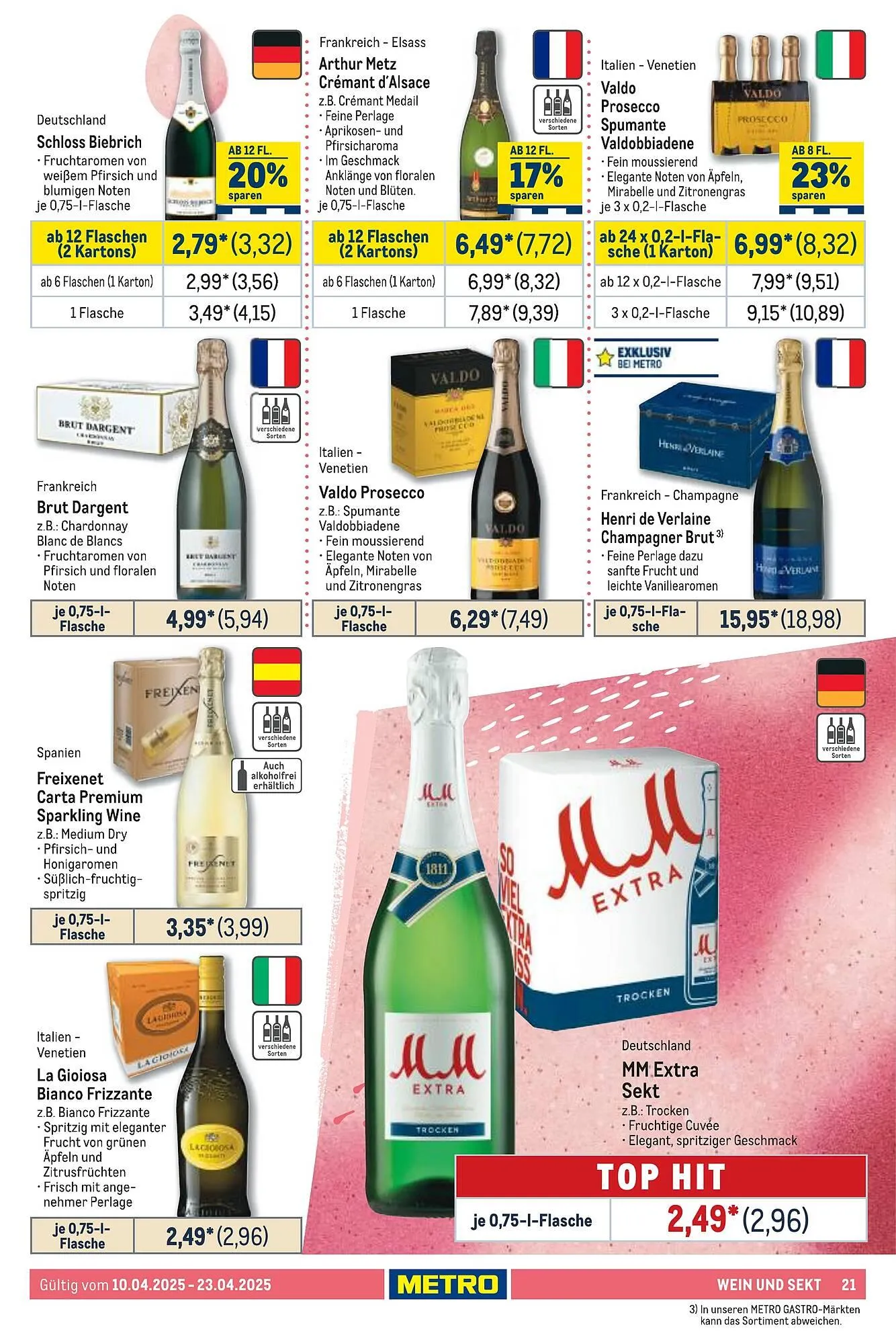 METRO Prospekt von 10. April bis 23. April 2025 - Prospekt seite 21