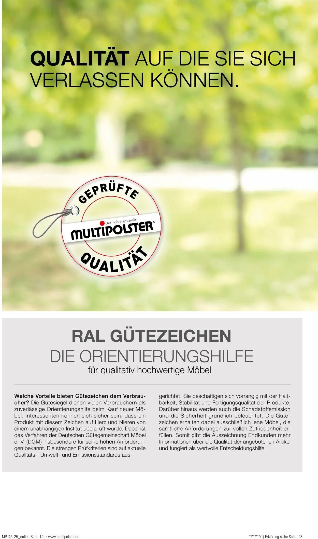 Multipolster Aktueller Prospekt von 5. November bis 19. November 2025 - Prospekt seite 12