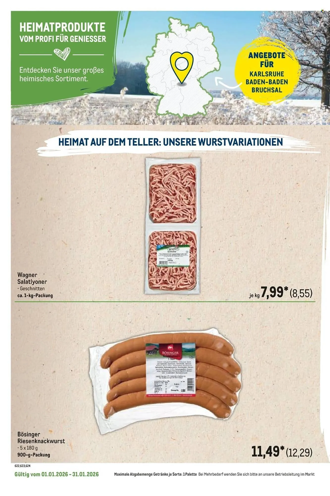 METRO Prospekt von 1. Januar bis 31. Januar 2026 - Prospekt seite 90