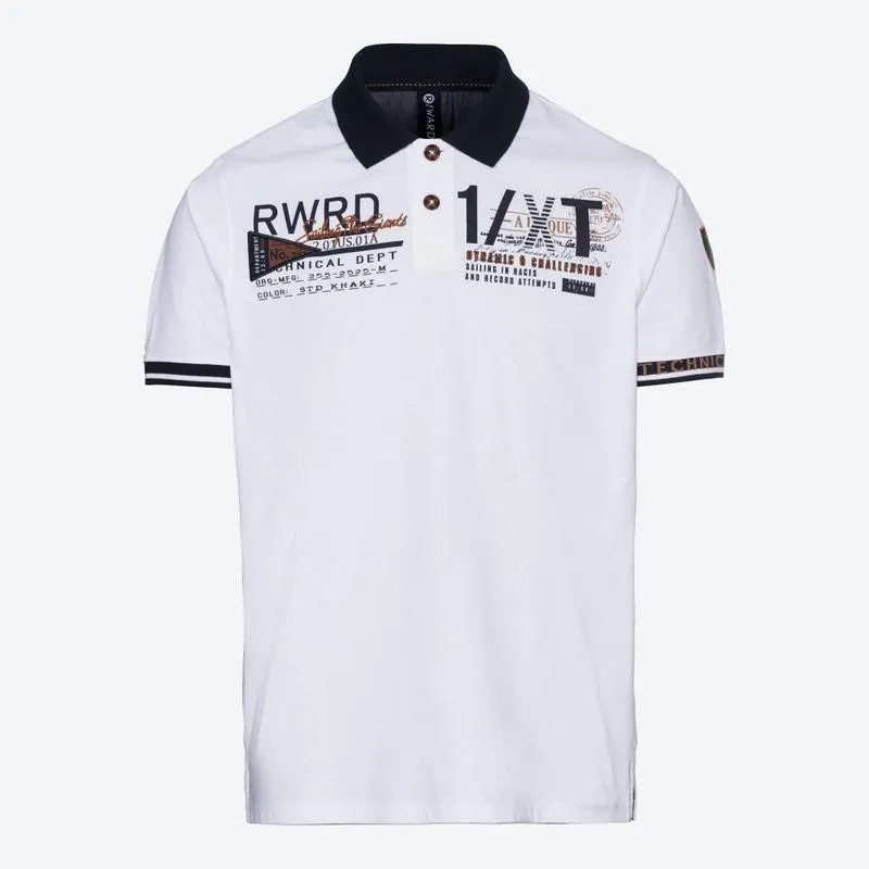 Herren-Poloshirt mit Aufdruck