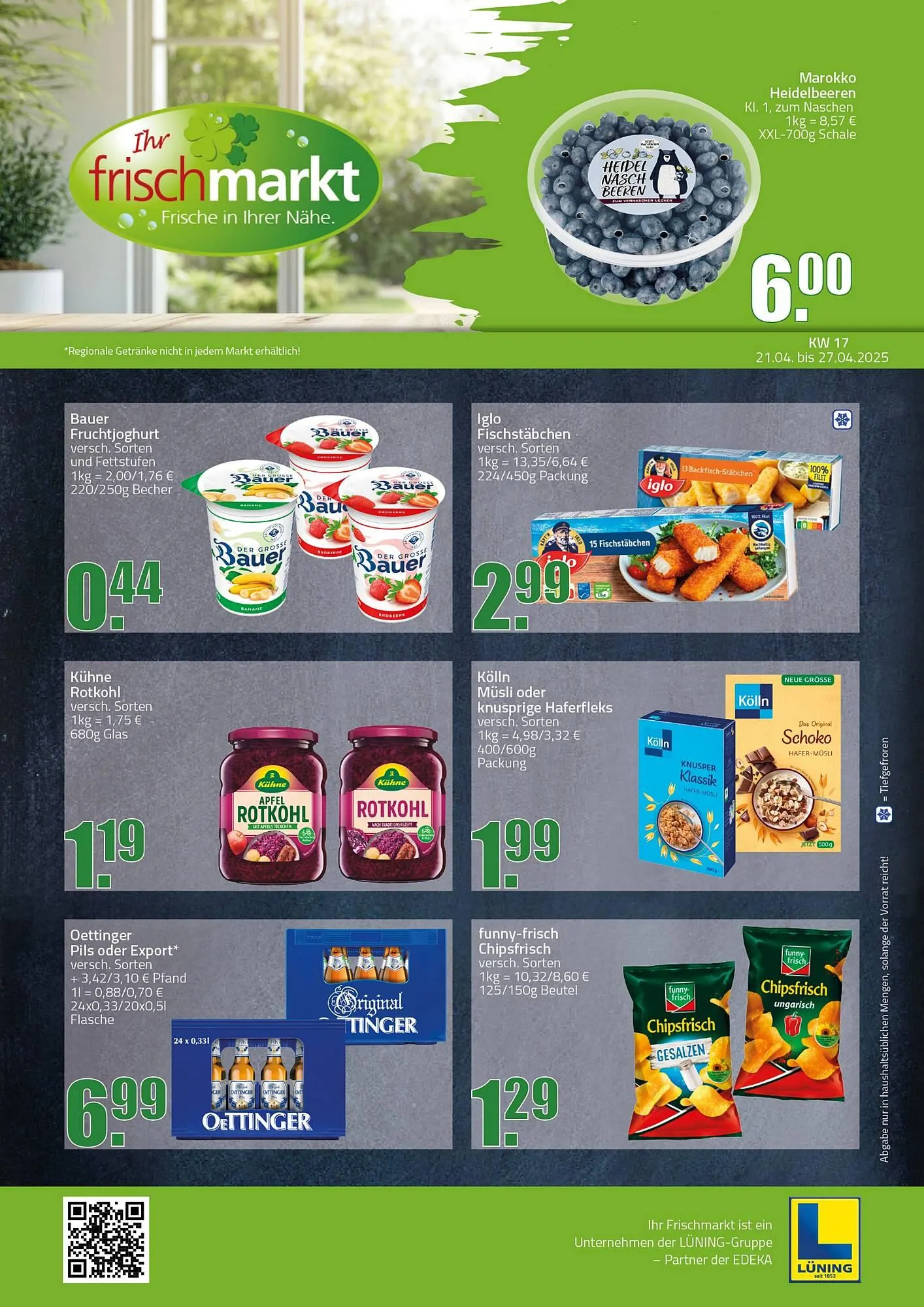 Ihr Frischmarkt Prospekt - 1