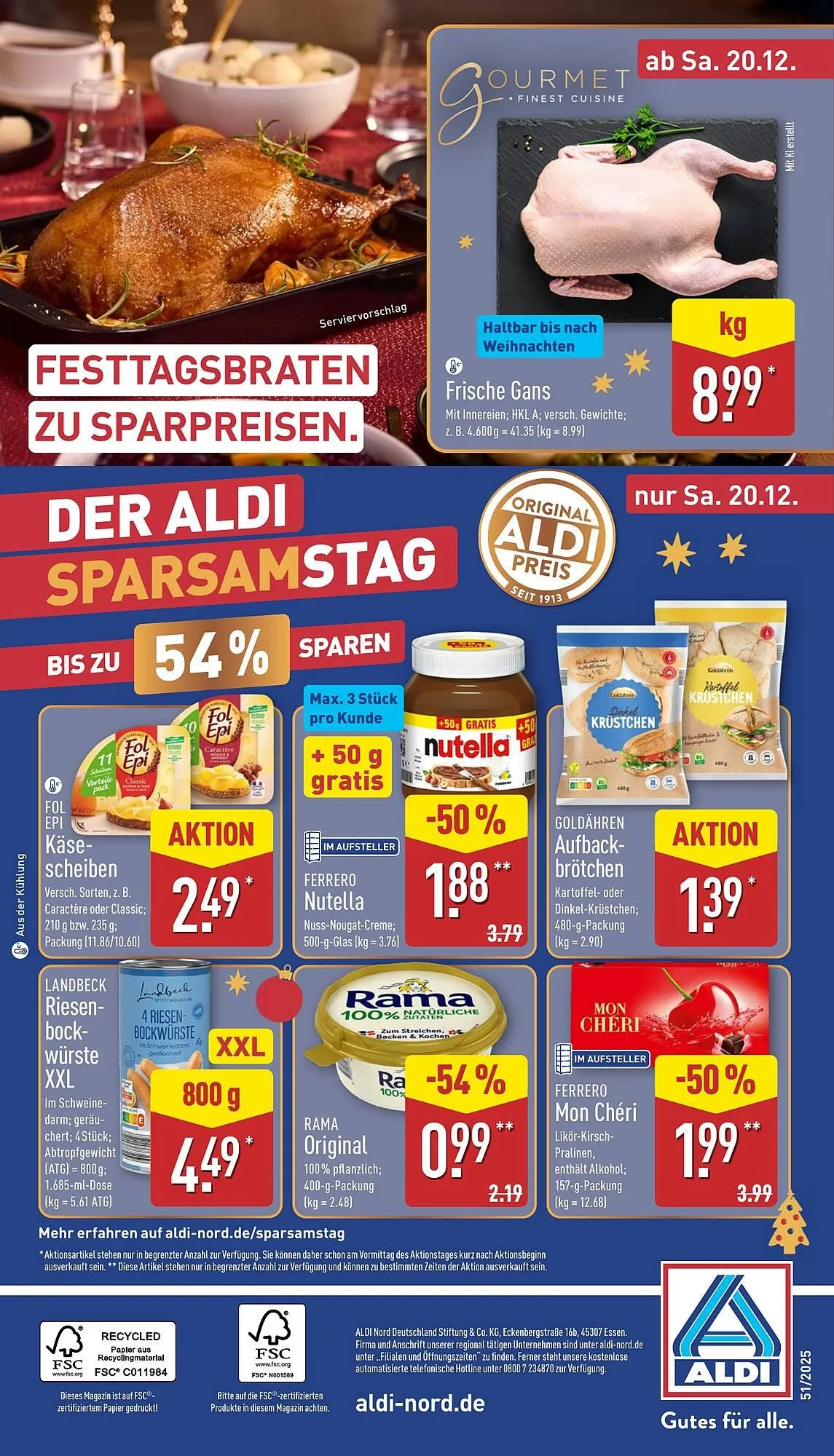 Aldi Nord Prospekt von 15. Dezember bis 20. Dezember 2025 - Prospekt seite 37