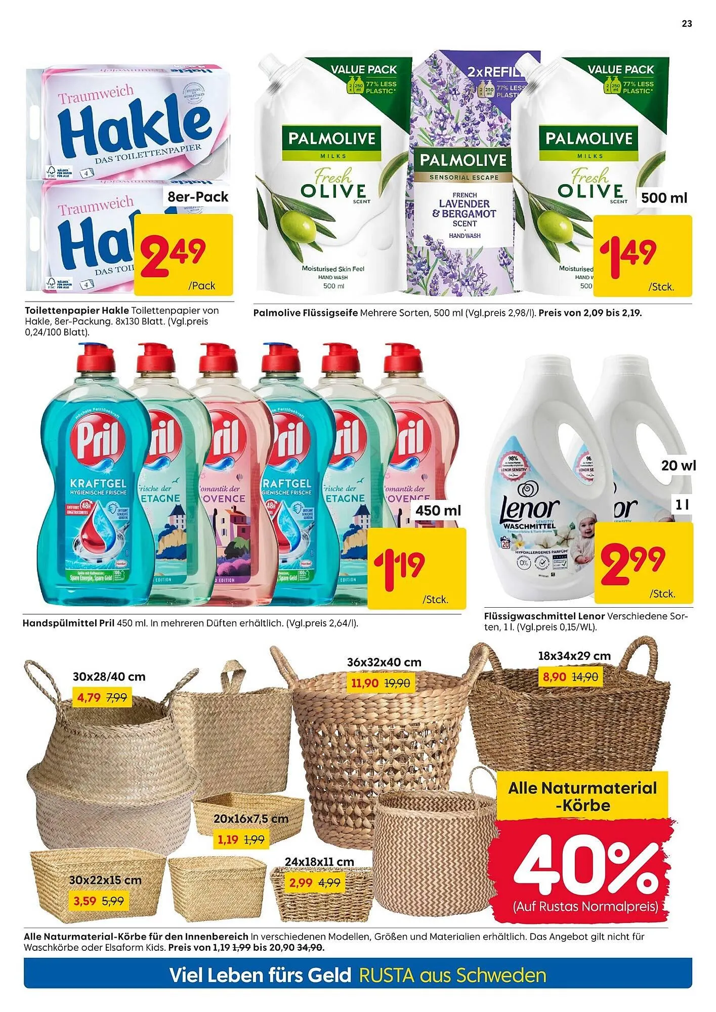 Rusta Prospekt von 18. April bis 24. April 2026 - Prospekt seite 23