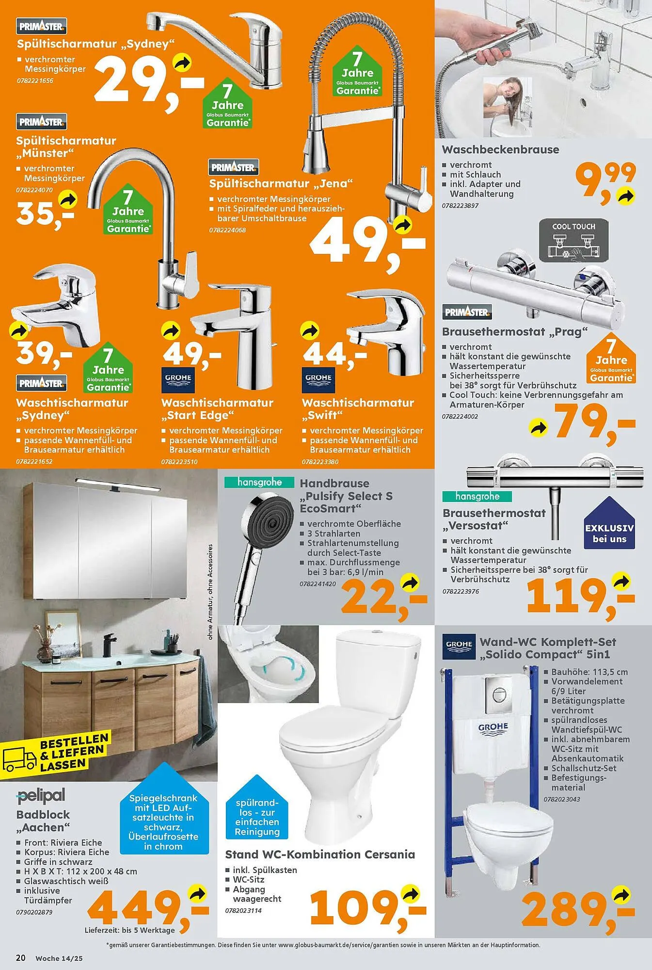 Globus Baumarkt Prospekt von 30. März bis 5. April 2025 - Prospekt seite 20