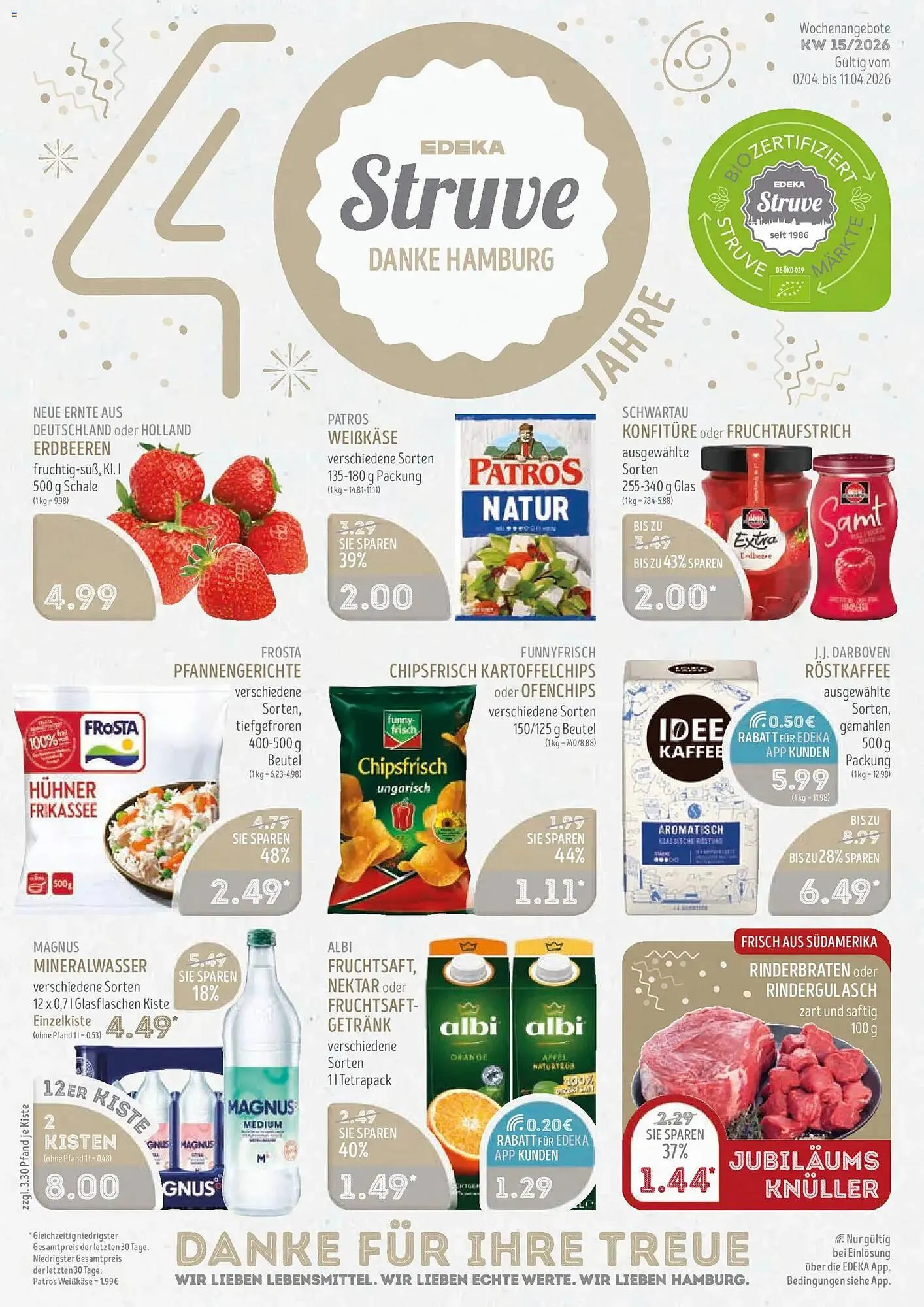 Edeka Struve Prospekt von 7. April bis 11. April 2026 - Prospekt seite 1