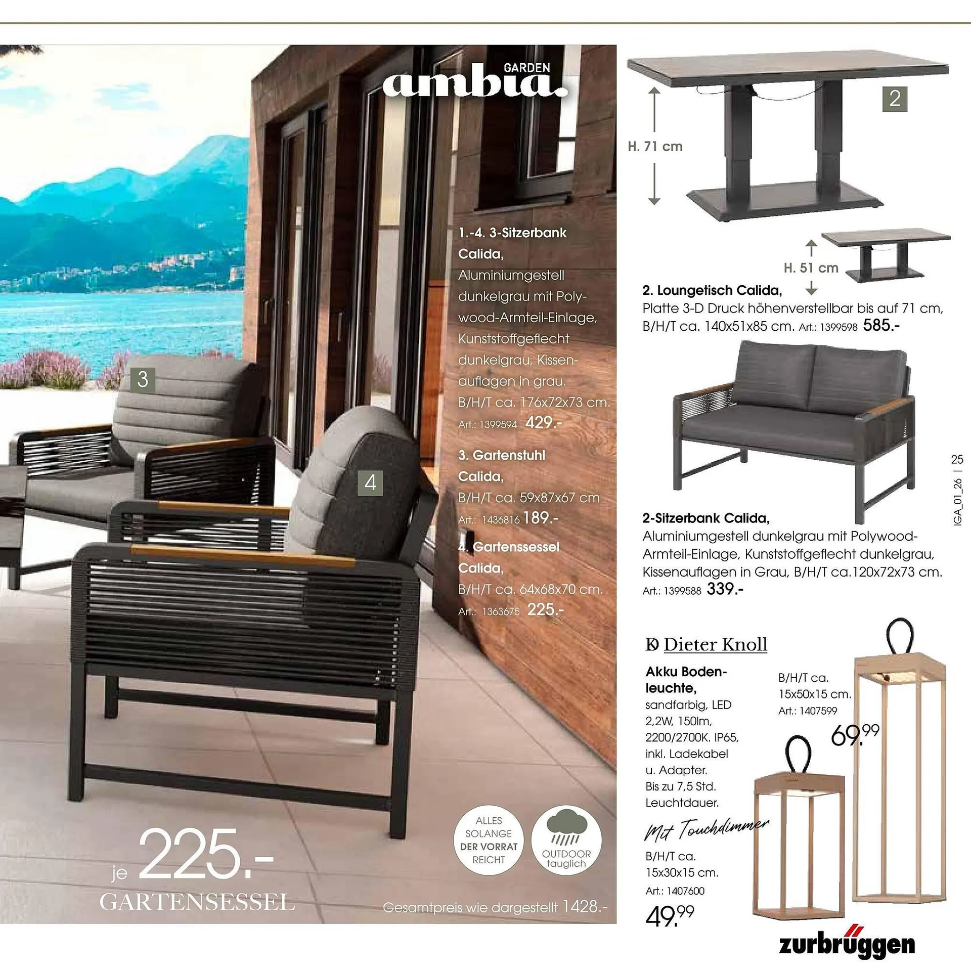 Zurbrüggen Prospekt von 17. März bis 31. August 2026 - Prospekt seite 25