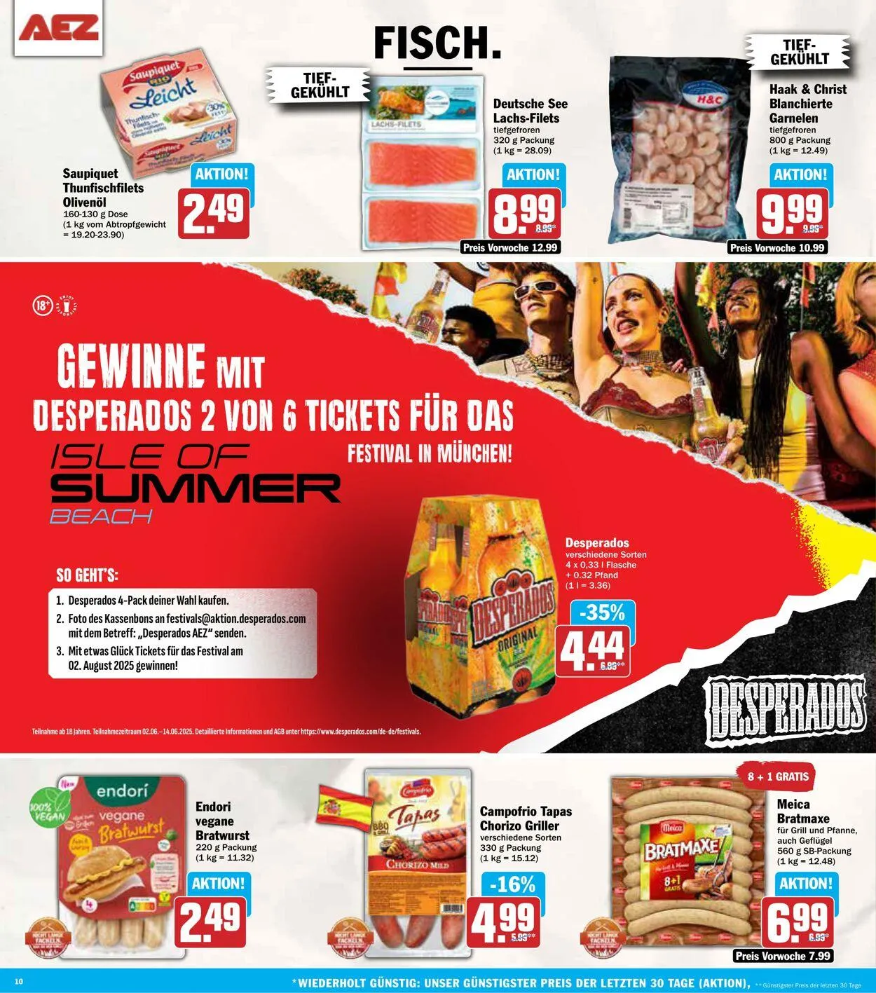 AEZ Aktueller Prospekt von 2. Juni bis 7. Juni 2025 - Prospekt seite 10