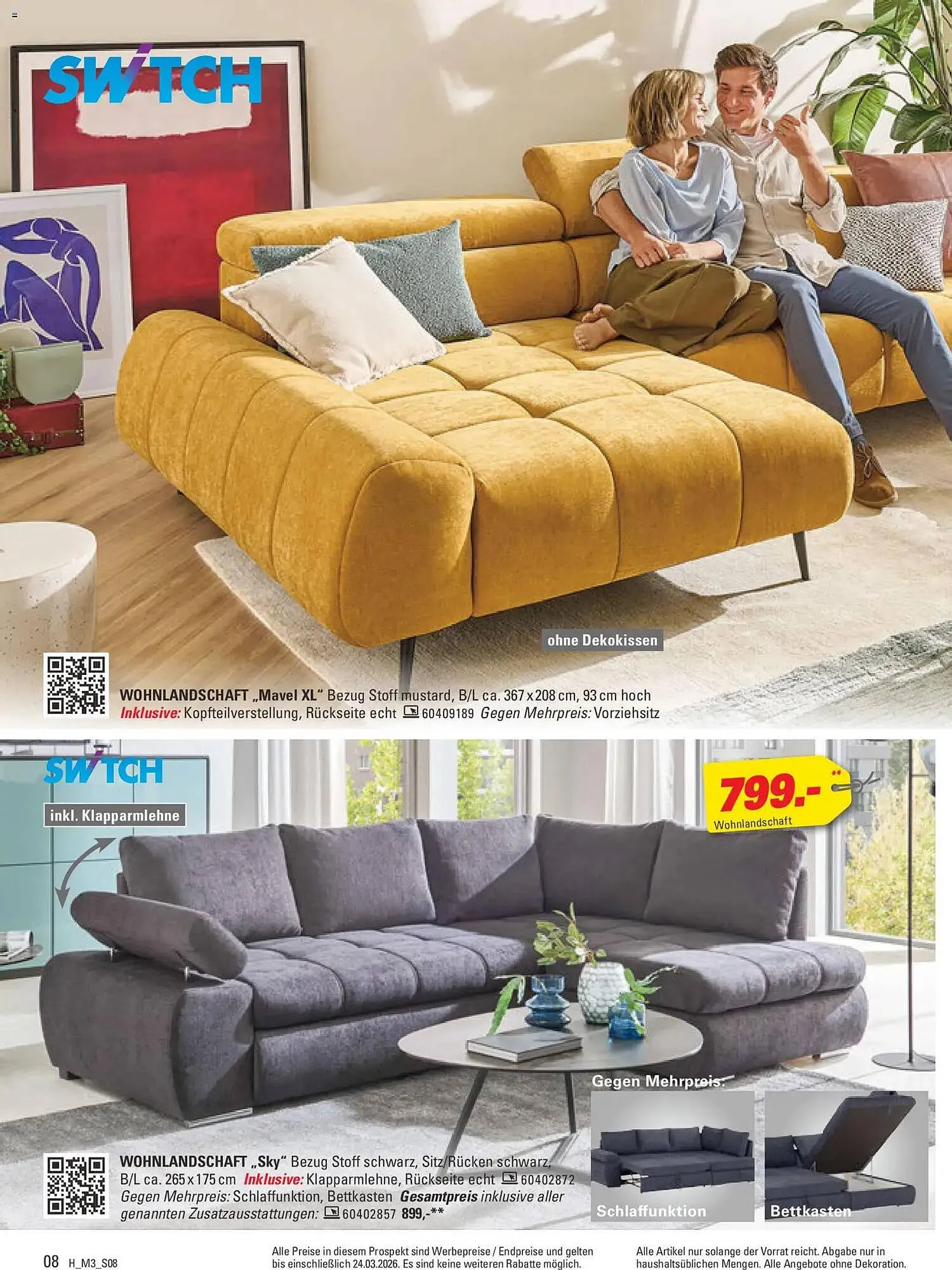 Höffner Prospekt von 11. März bis 24. März 2026 - Prospekt seite 8