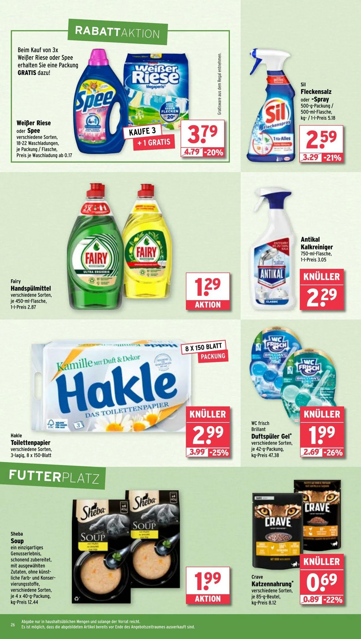 WASGAU Aktueller Prospekt von 7. September bis 21. September 2025 - Prospekt seite 26