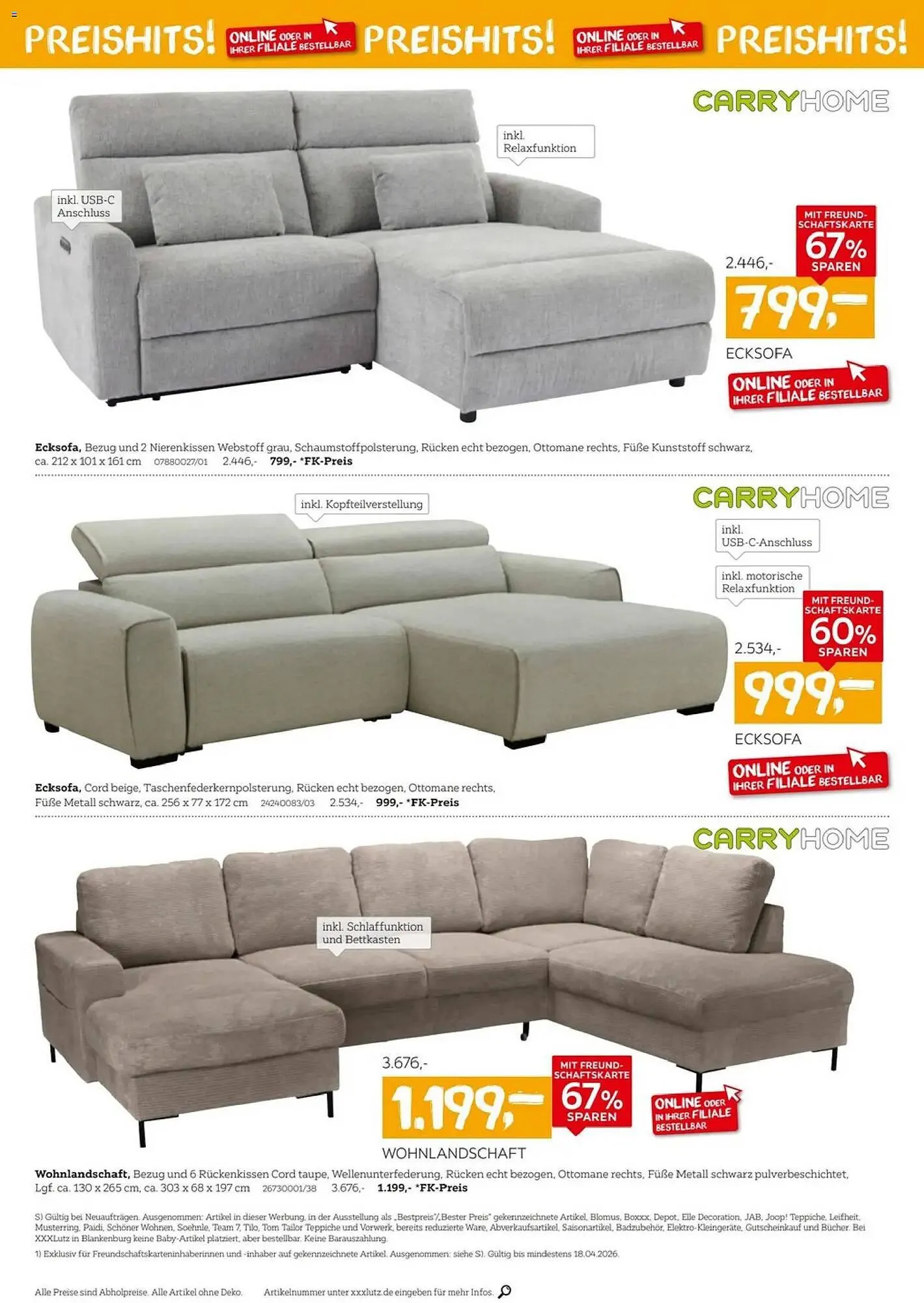 XXXLutz Prospekt von 4. April bis 18. April 2026 - Prospekt seite 2