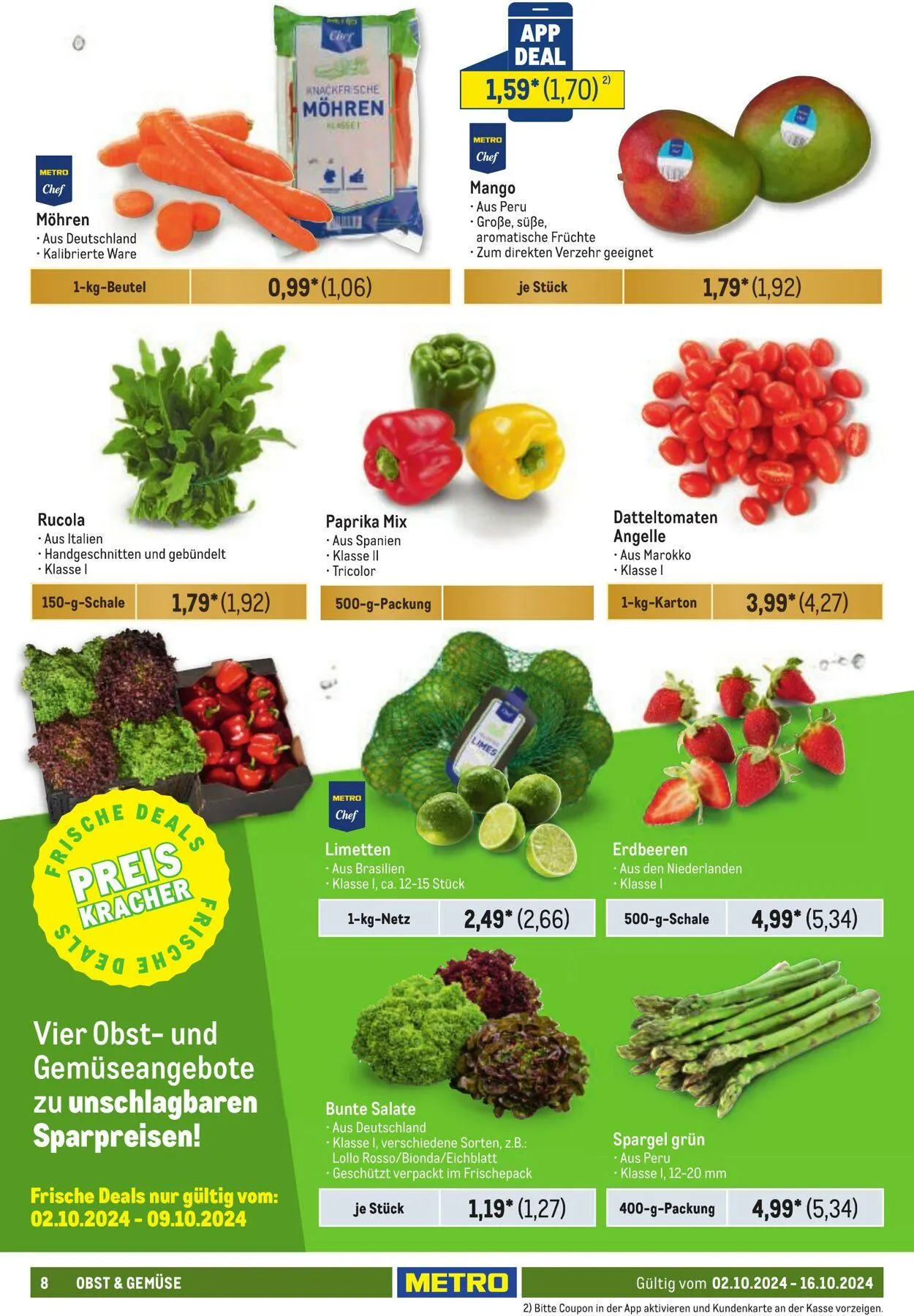 Metro Aktueller Prospekt von 17. April bis 1. Mai 2025 - Prospekt seite 8