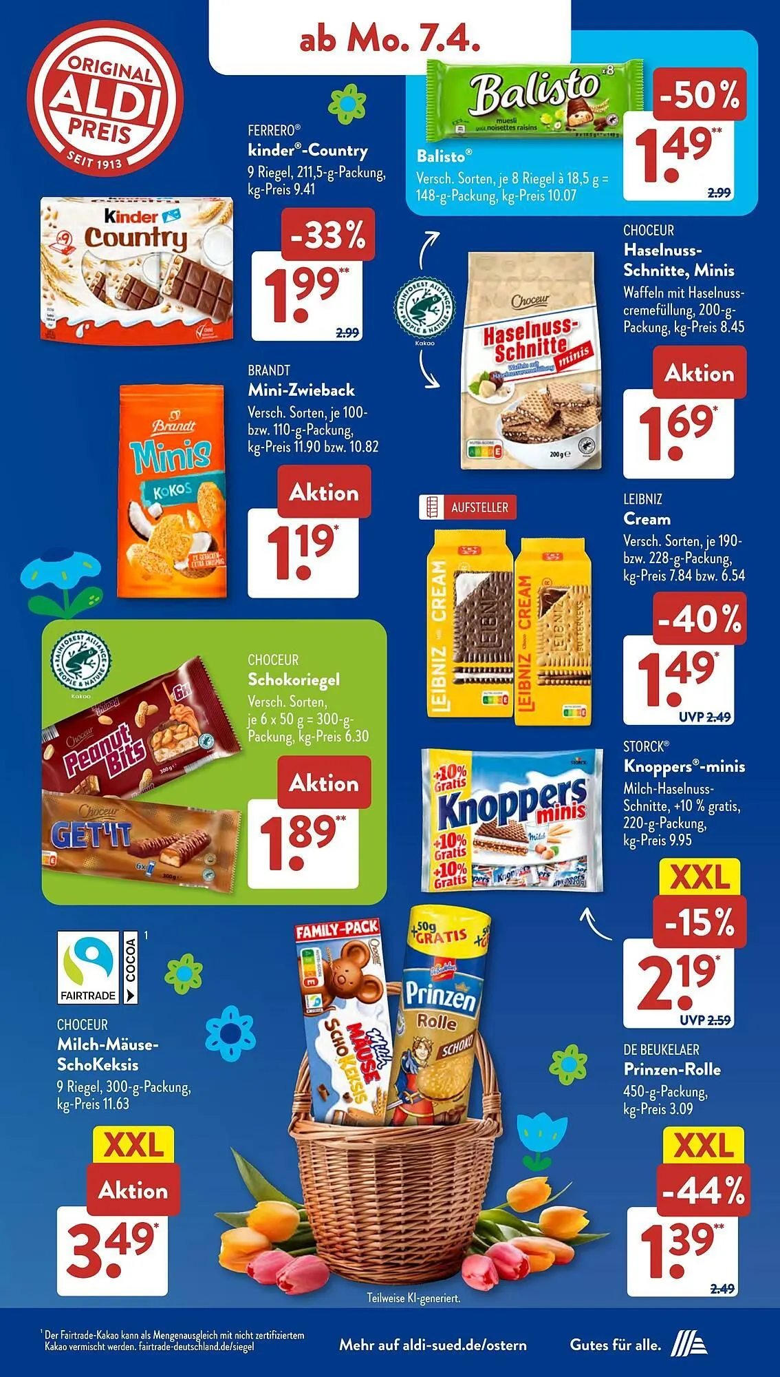 Aldi Süd Prospekt von 7. April bis 13. April 2025 - Prospekt seite 14