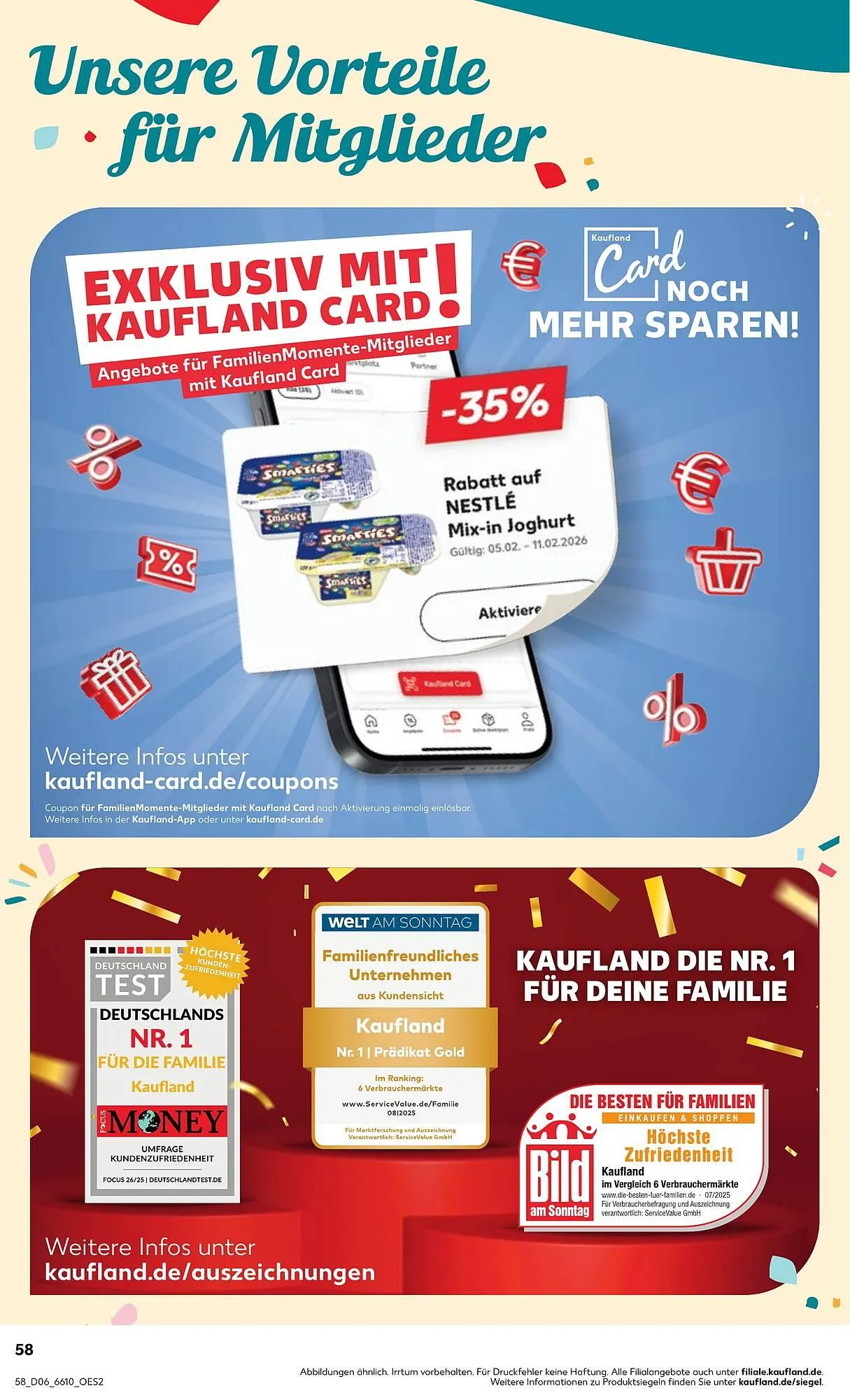 Kaufland Prospekt von 5. Februar bis 11. Februar 2026 - Prospekt seite 58