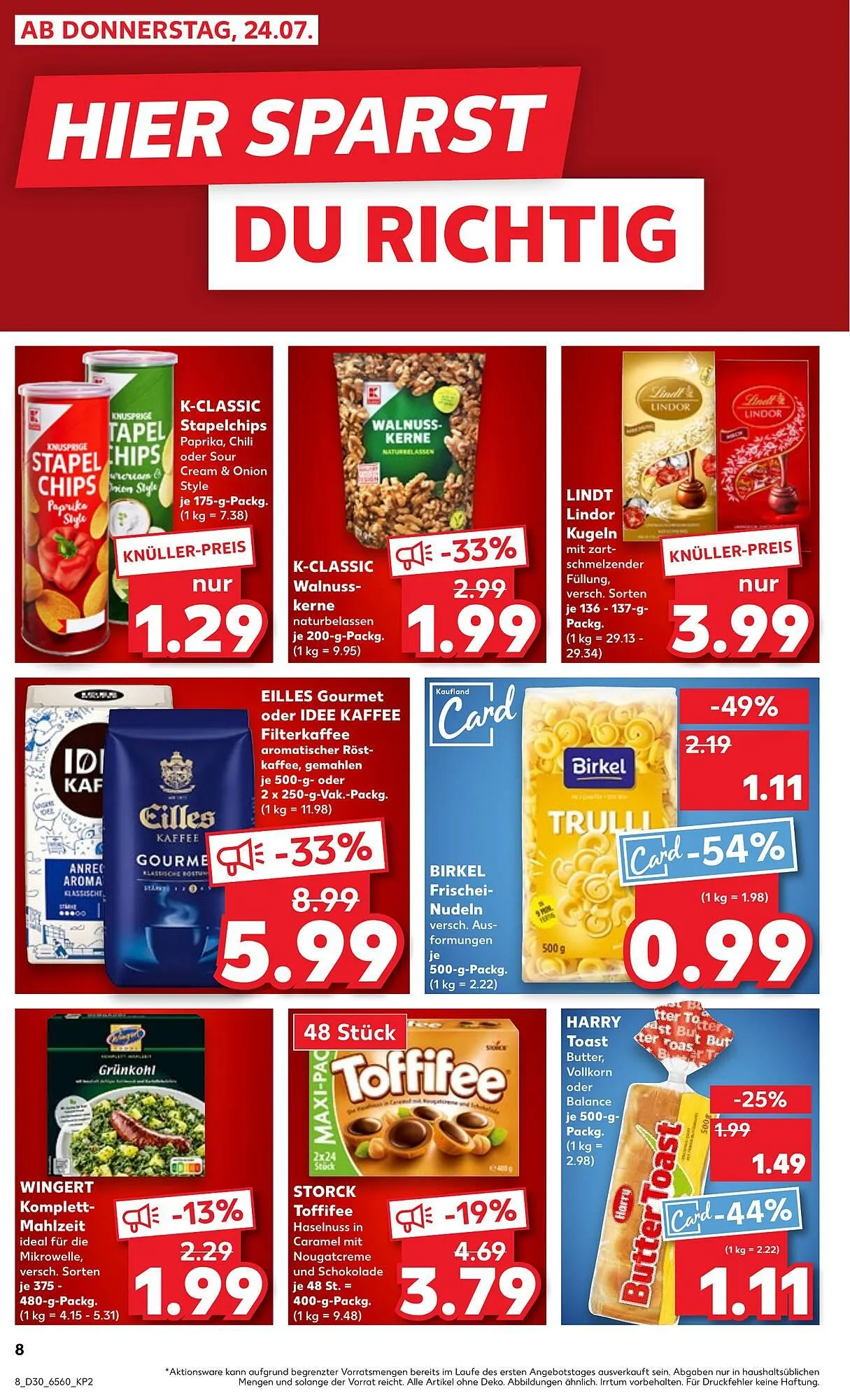 Kaufland Prospekt von 24. Juli bis 30. Juli 2025 - Prospekt seite 8