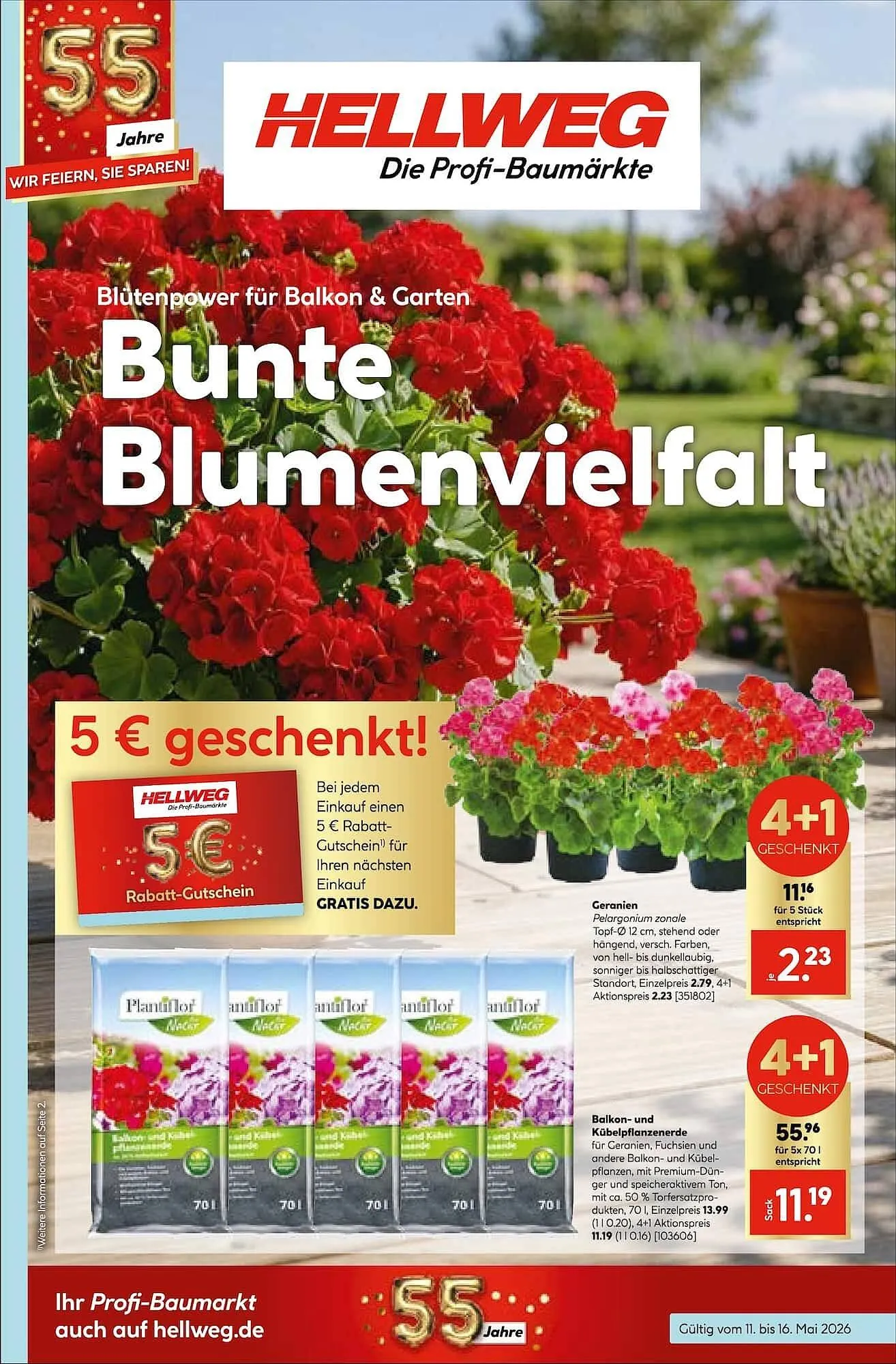 Hellweg Prospekt von 11. Mai bis 16. Mai 2026 - Prospekt seite 1